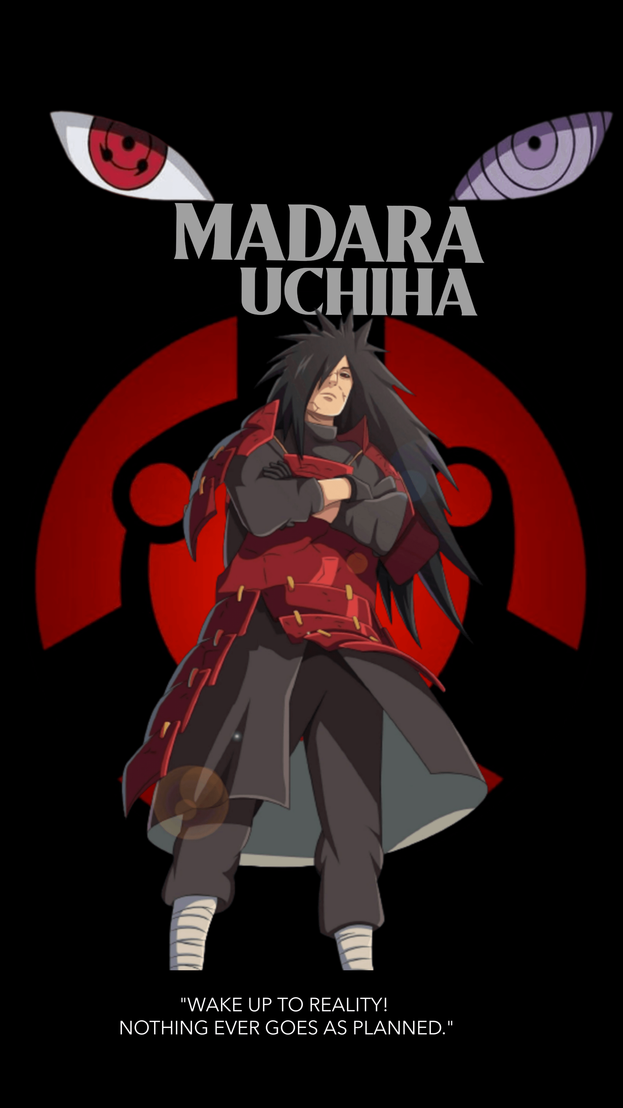 2160x3840 Madara Uchiha Wallpaper 4K, Black background, 8K, AMOLED, 5K