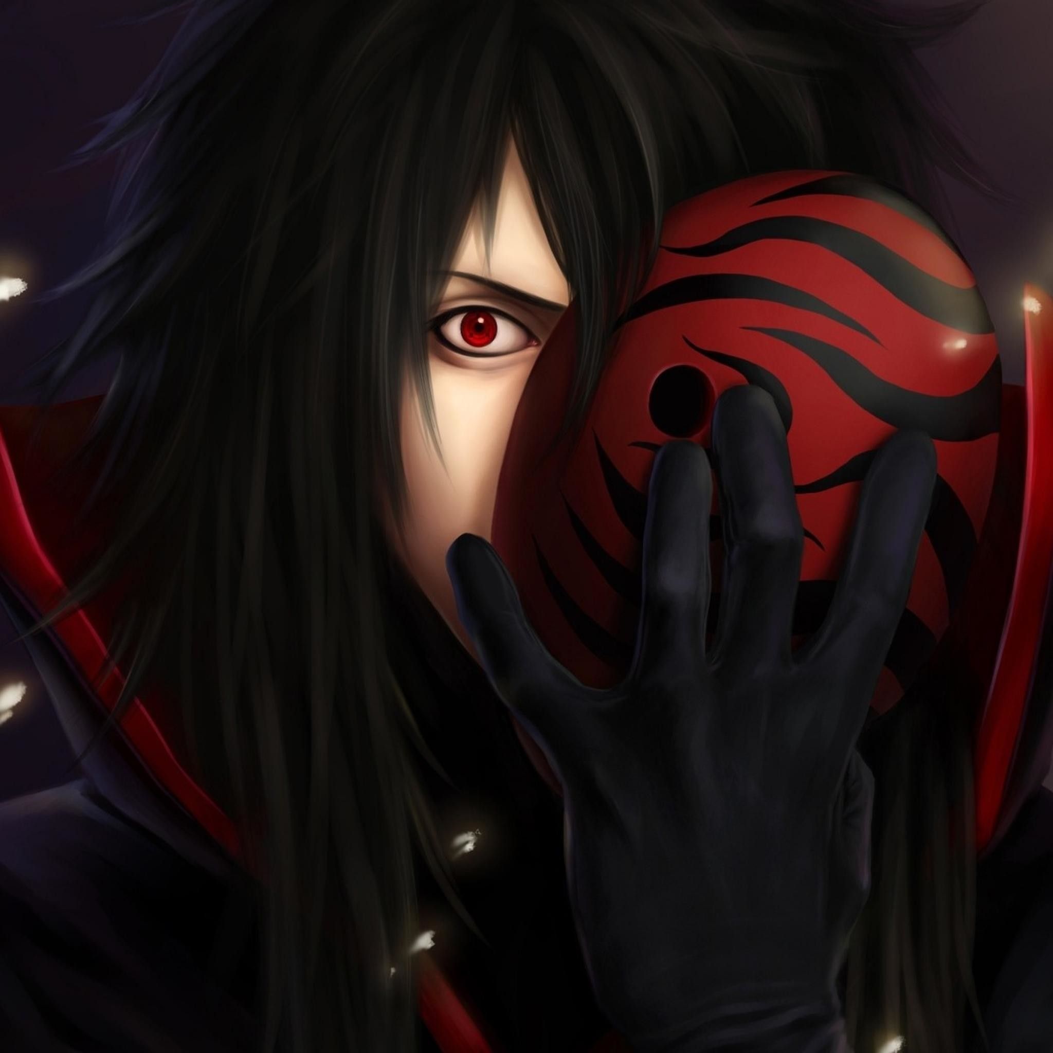 2048x2048 Madara Sharingan Wallpaper
