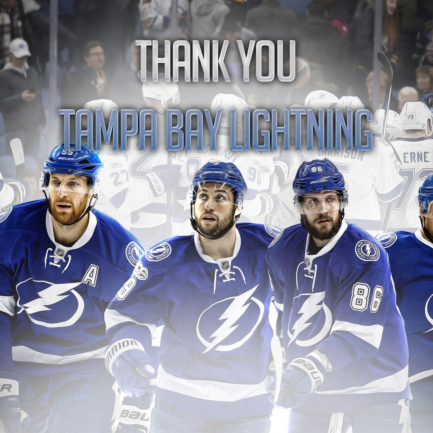 1400x1400 Thank you Tampa Bay Lightning” wallpaper download