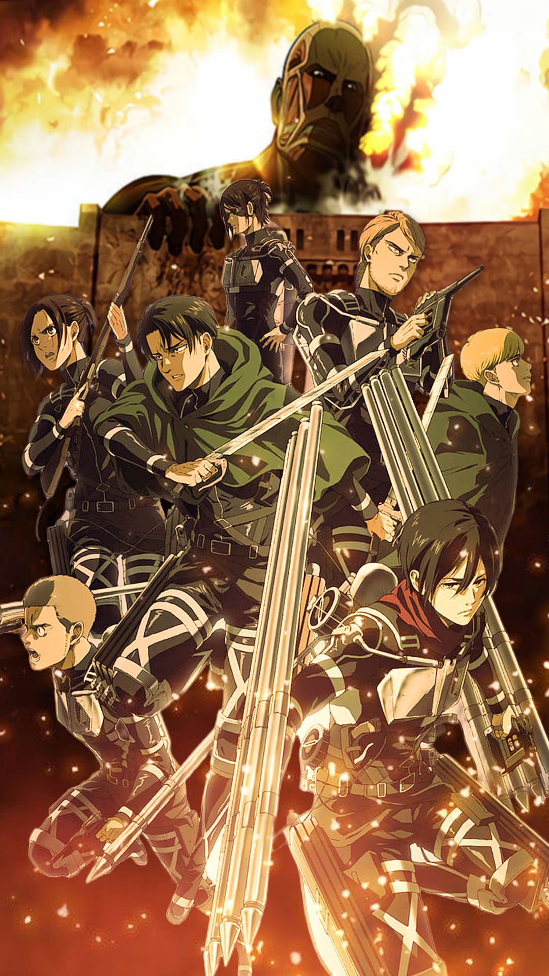 1080x1920 Download Attack On Titan 4k Ending Wallpaper