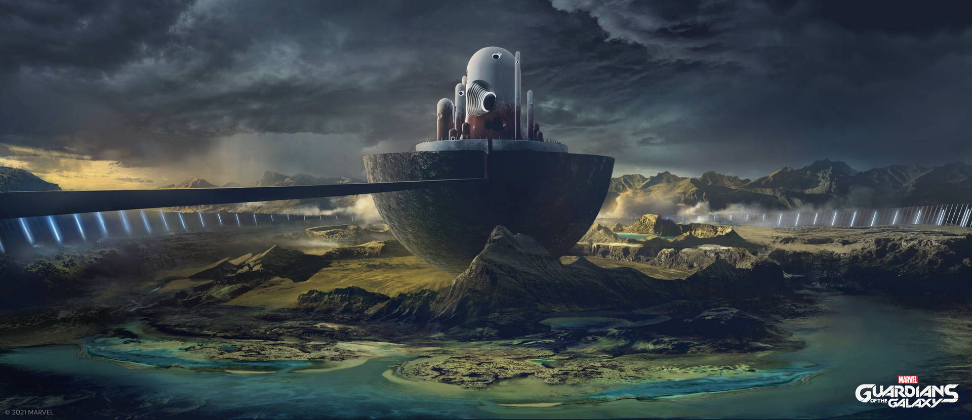 1920x830 Download Take a Fireteam on the Last City of Earth Wallpaper