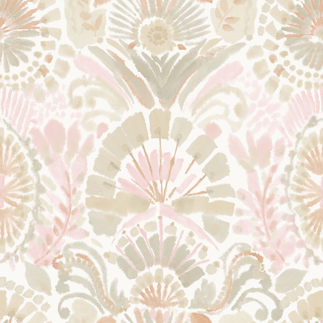 1080x1080 Blush & Pink Peel and Stick Wallpaper for Dorms