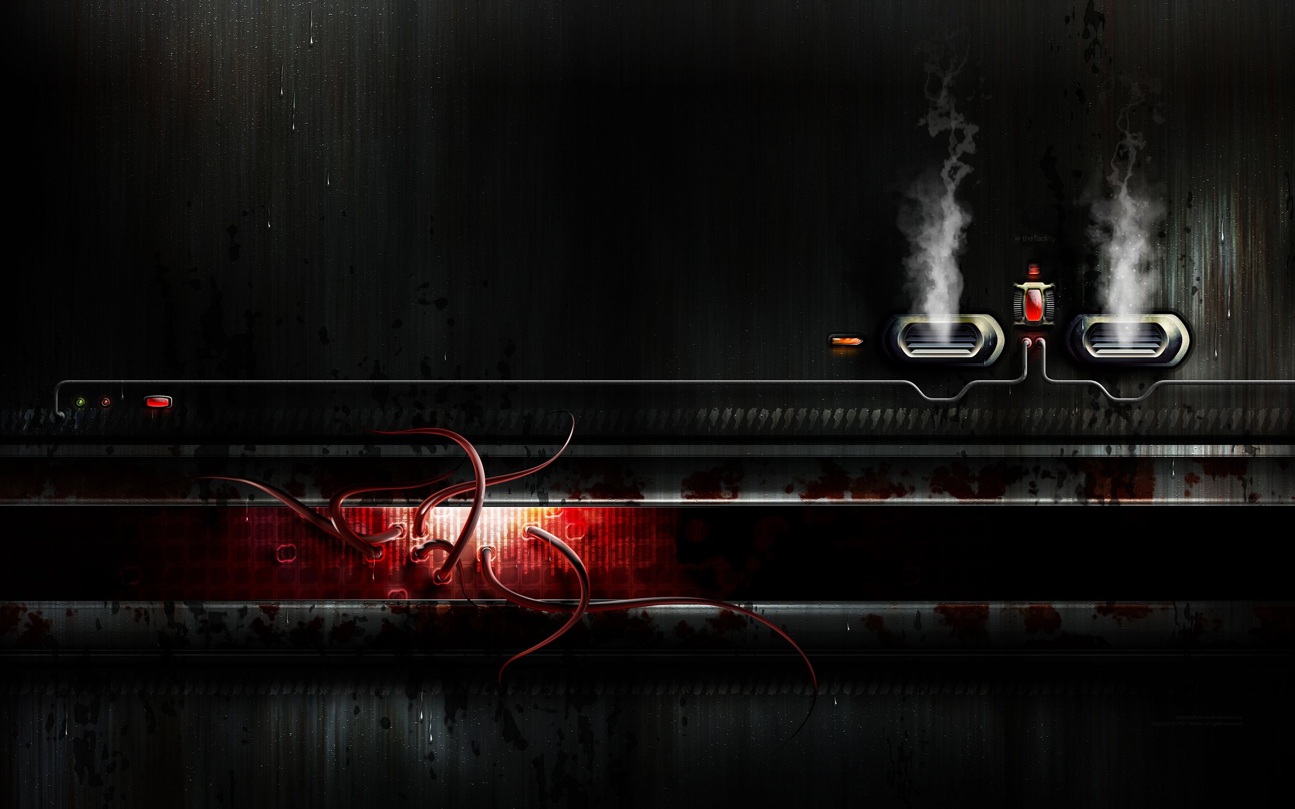 2560x1600 Dark Facility Wallpaper