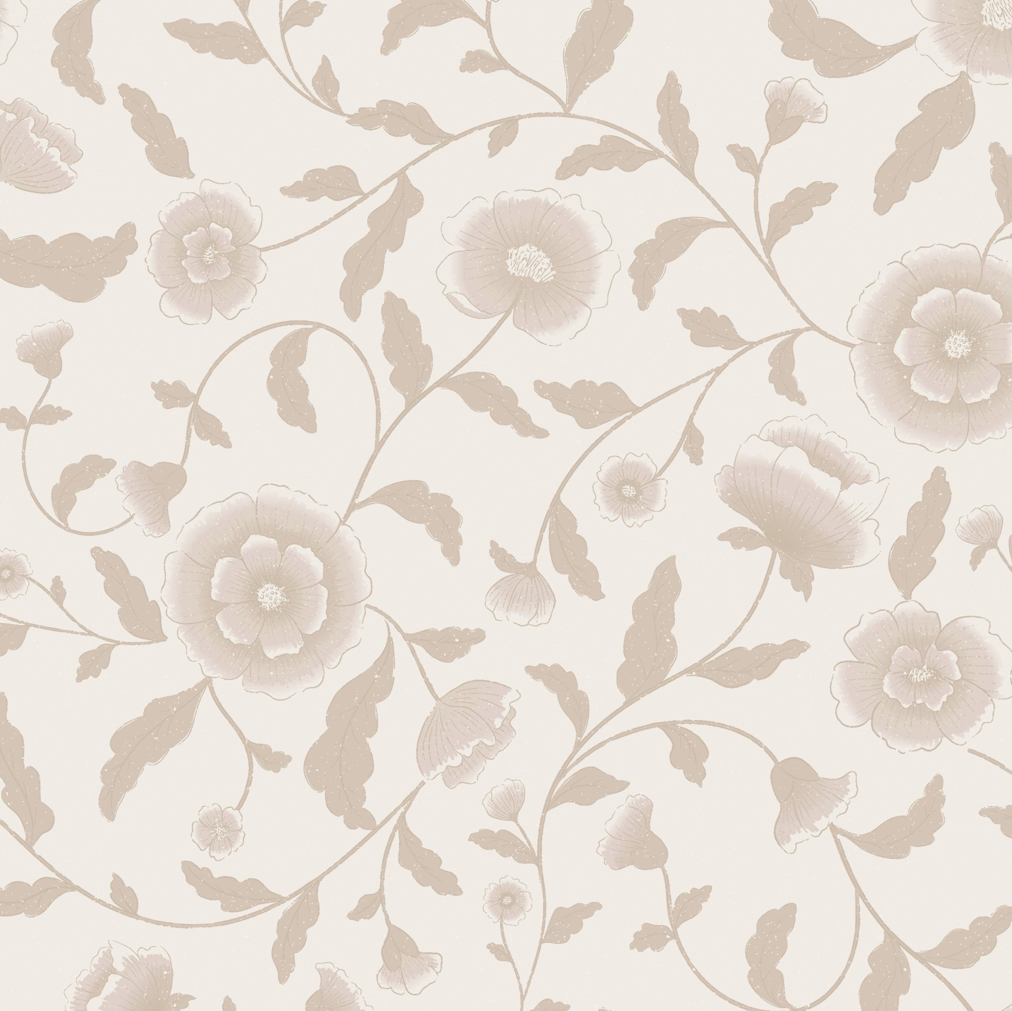 2048x2047 Faded Floral Wallpaper
