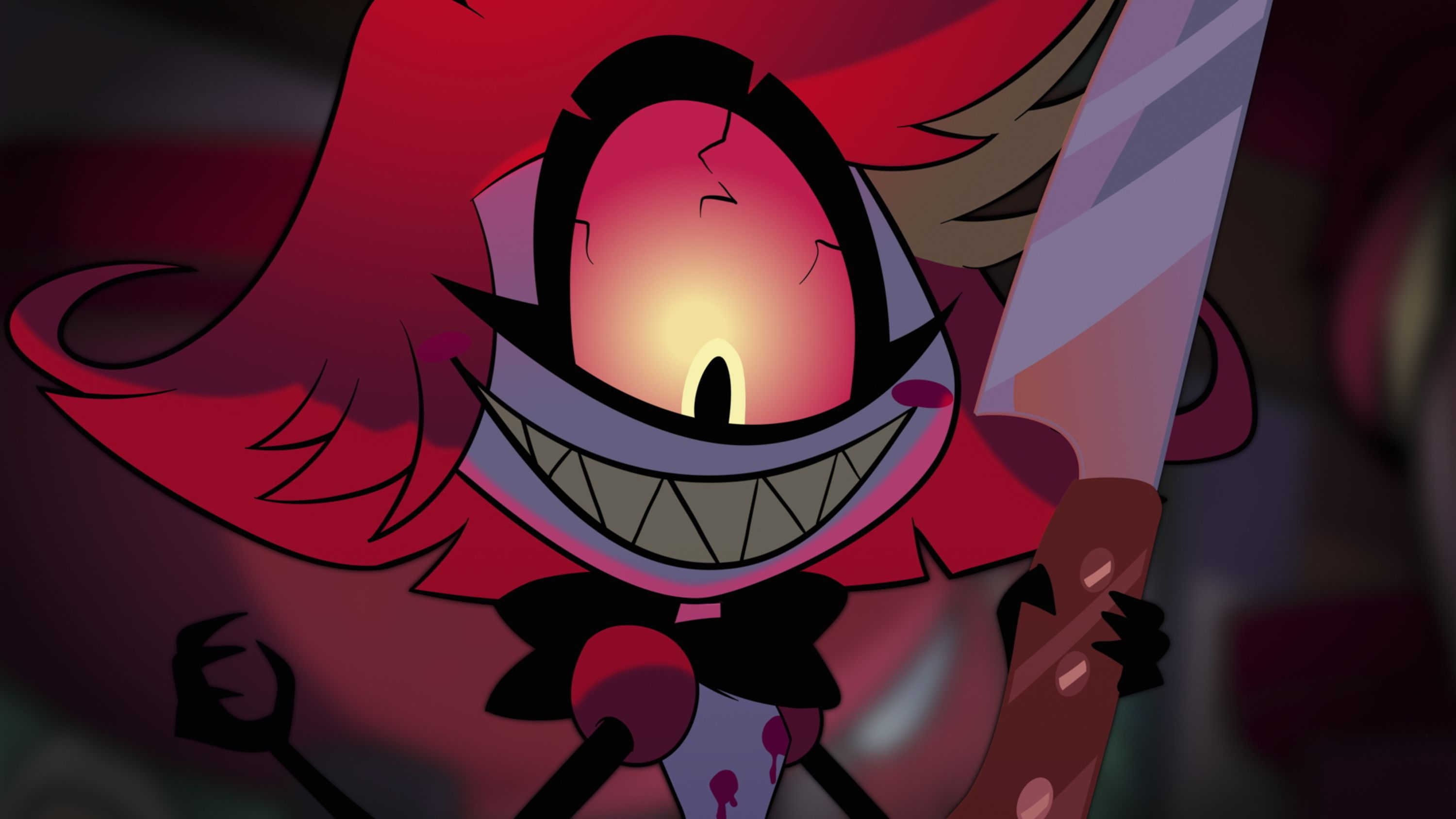 3000x1688 Hazbin Hotel Niffty HD Wallpaper Animated Show Background