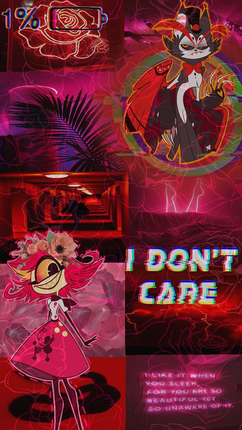 800x1422 Summoned Servants, hazbin hotel, husk, husk hazbin hotel, nifty, nifty hazbin hotel, HD phone wallpaper