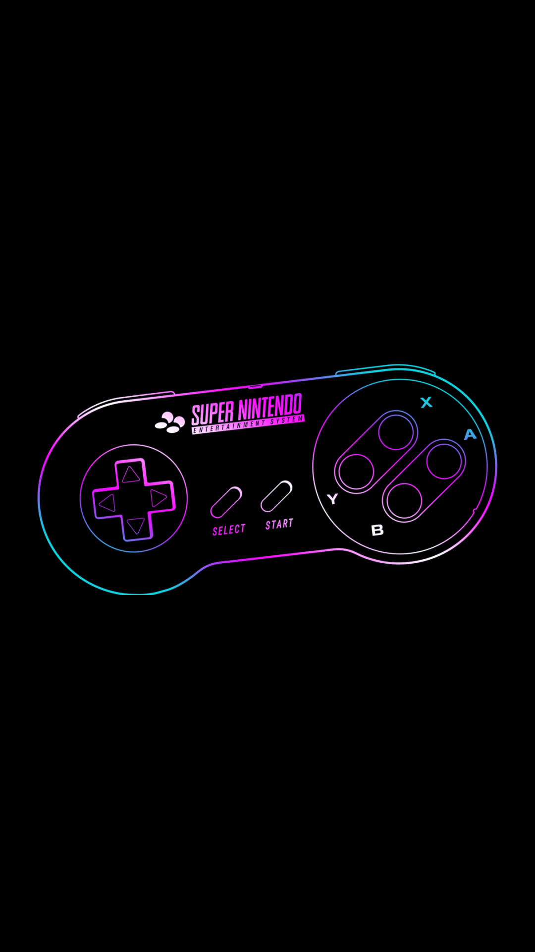 1080x1920 Super Nintendo Console Wallpaper 4K, Minimalist