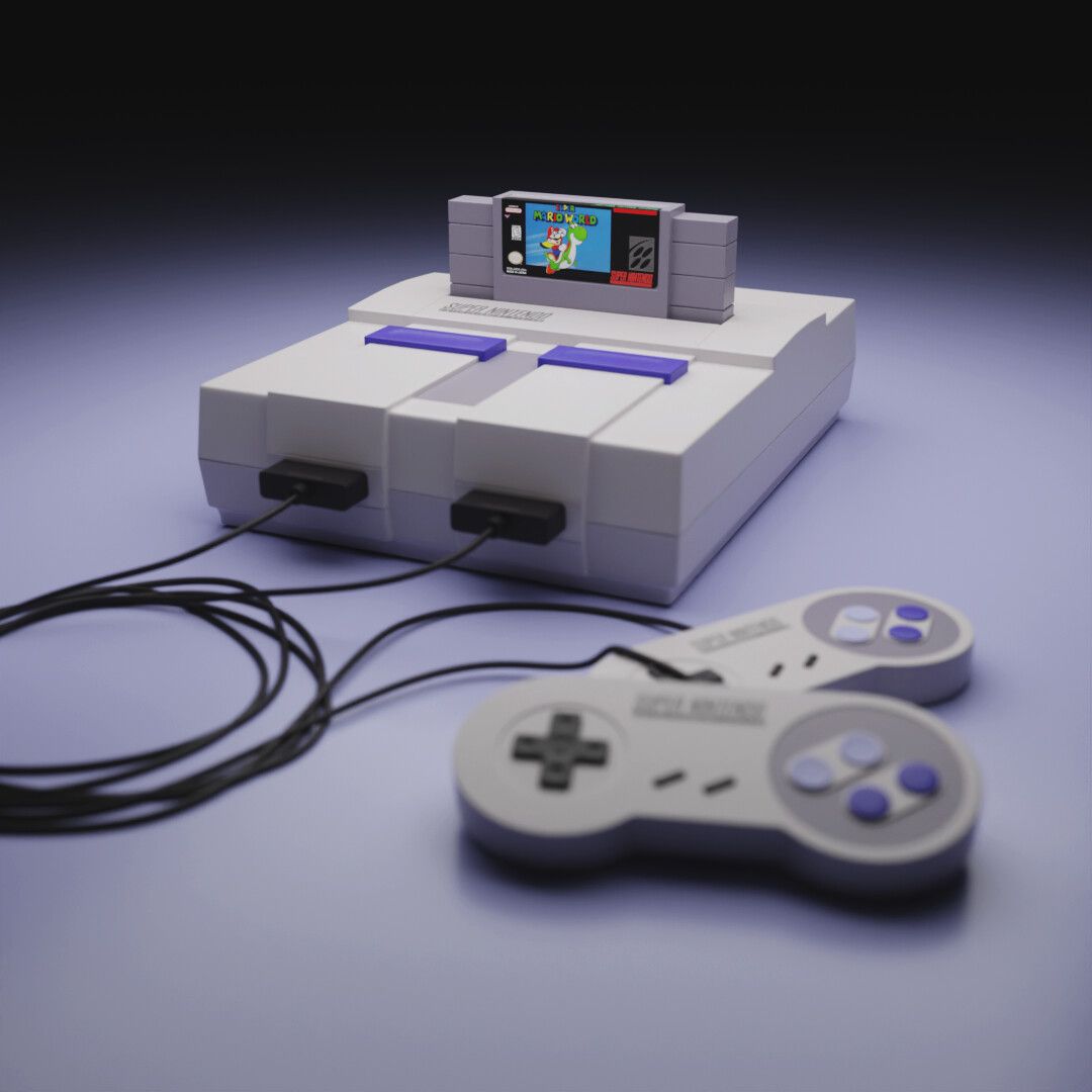 1080x1080 Super Nintendo Render