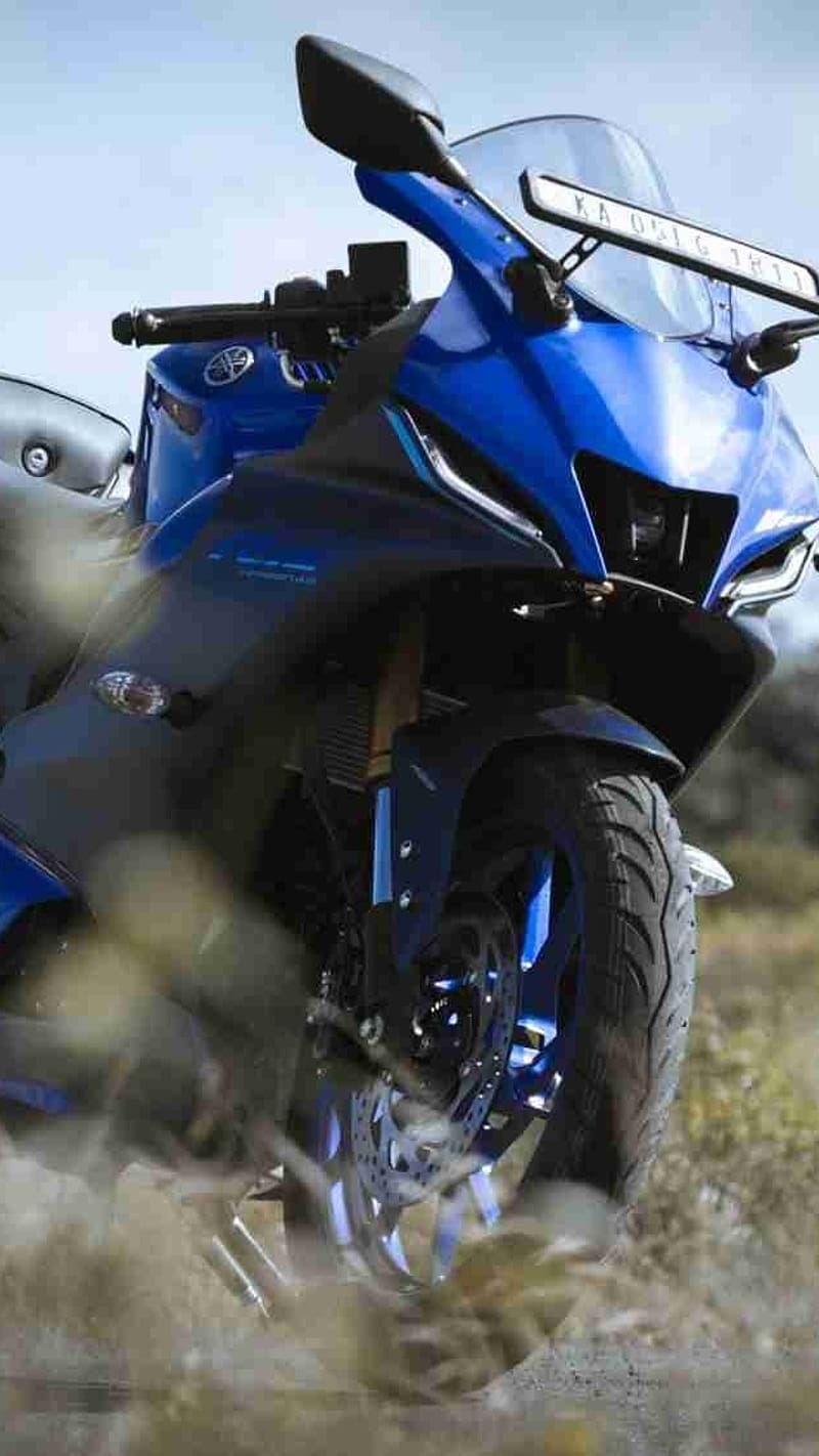 800x1422 R15 V blue, bike, r HD phone wallpaper