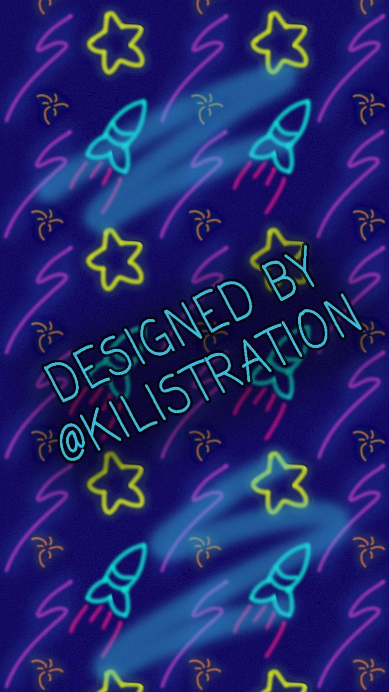 780x1387 Rocket Ship' Arcade Carpet Phone Wallpaper.Ilistration (Streamer Artist)'s Ko Fi Shop