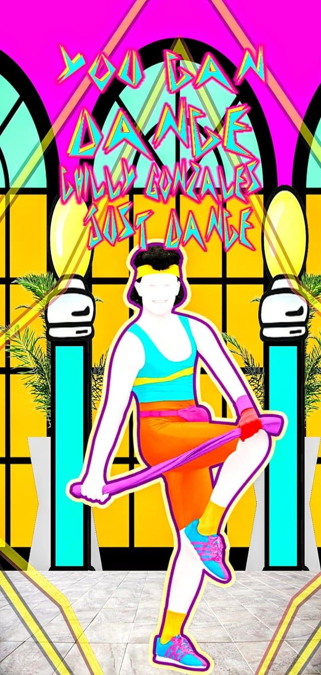 640x1344 New Phone Wallpaper Background I Made Inspired By Just Dance Songs!