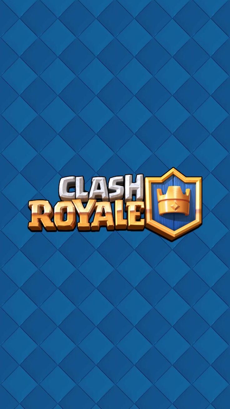736x1308 Wallpaper Clash Royale con logo