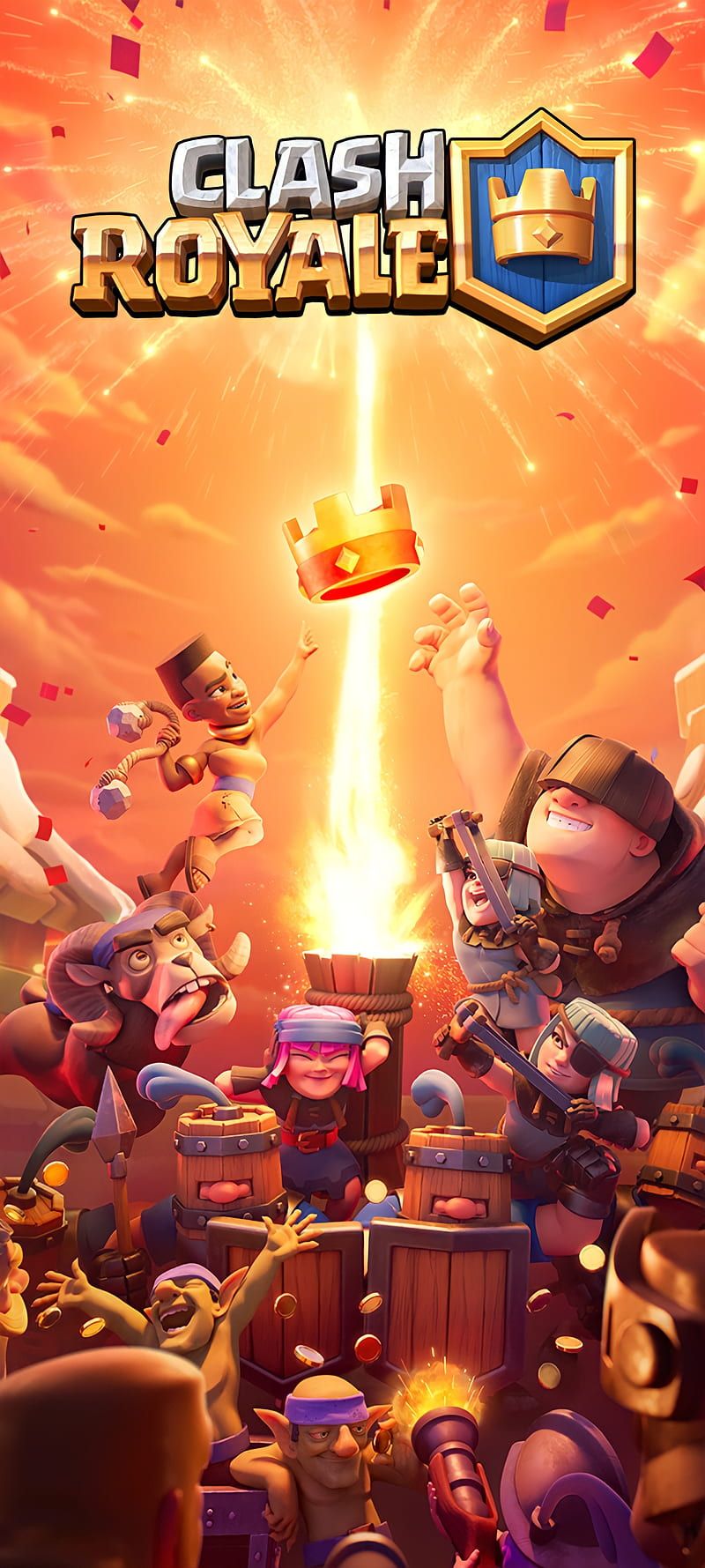 800x1779 Clash Royale, battle, crowns, game, HD phone wallpaper