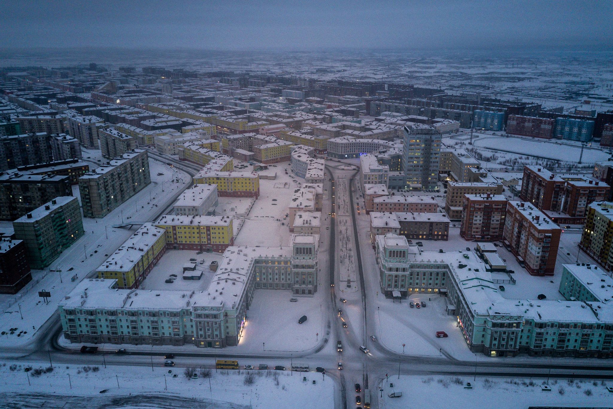 2048x1366 Different view of Norilsk, Russia