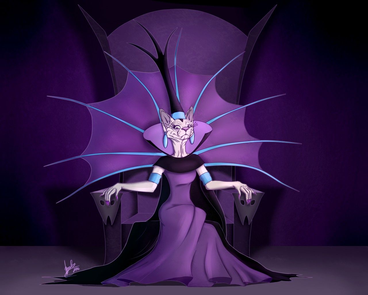 1280x1024 Yzma fanart by balco - Fur Affinity [dot] net
