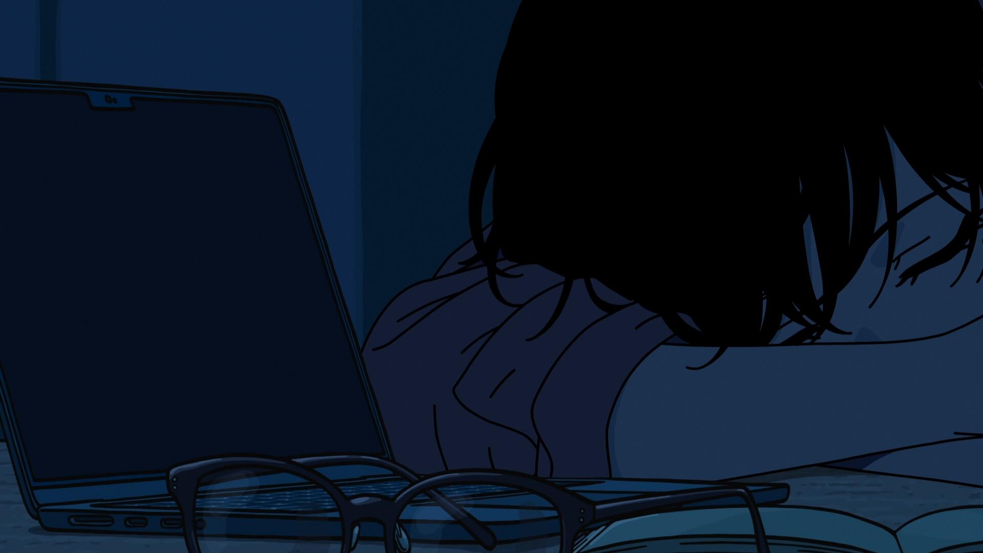 1920x1080 HD Anime Wallpaper: Fuji from With You and the Rain