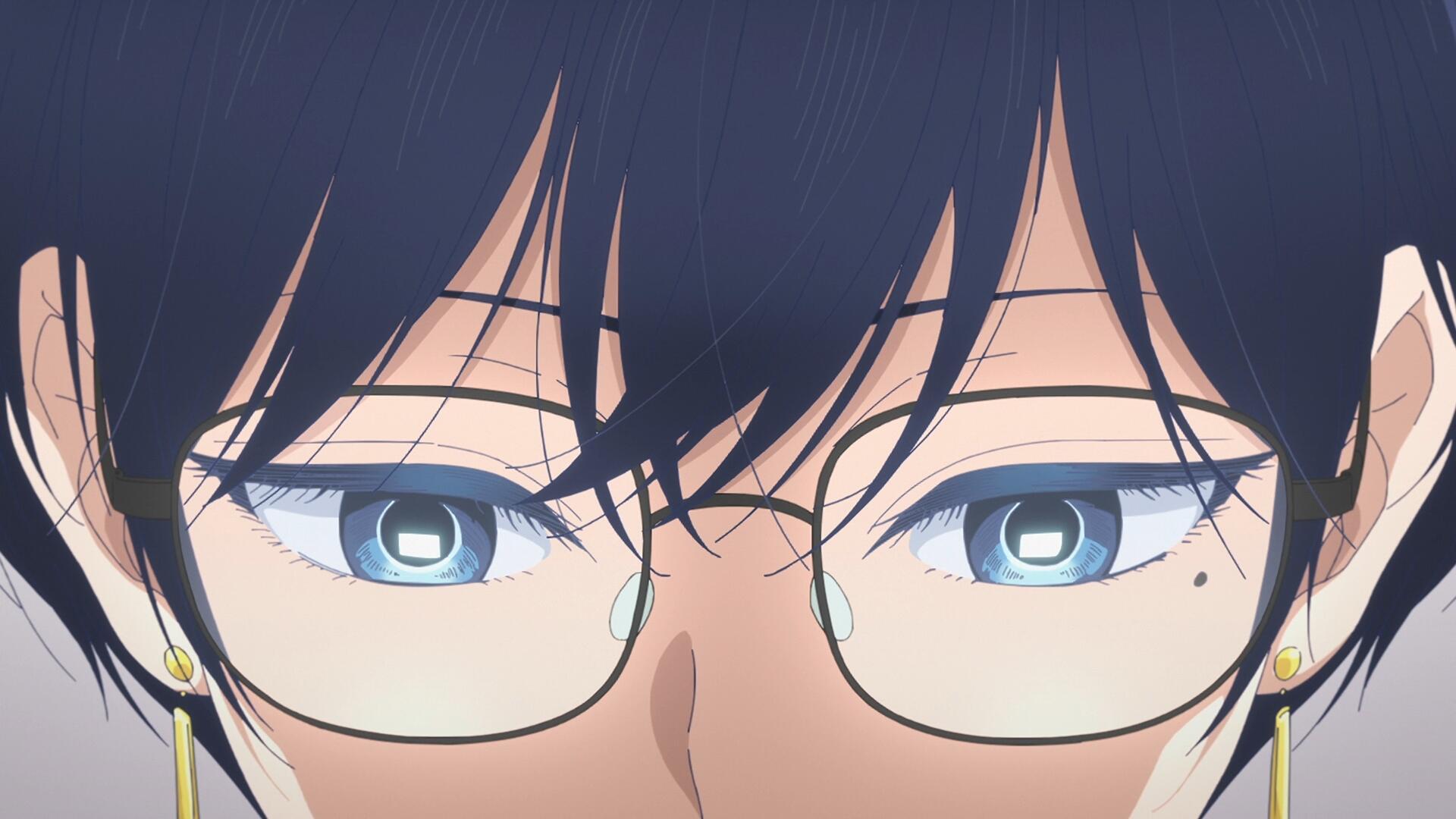 1920x1080 HD Anime Wallpaper: Fuji's Captivating Eyes from With You and the Rain