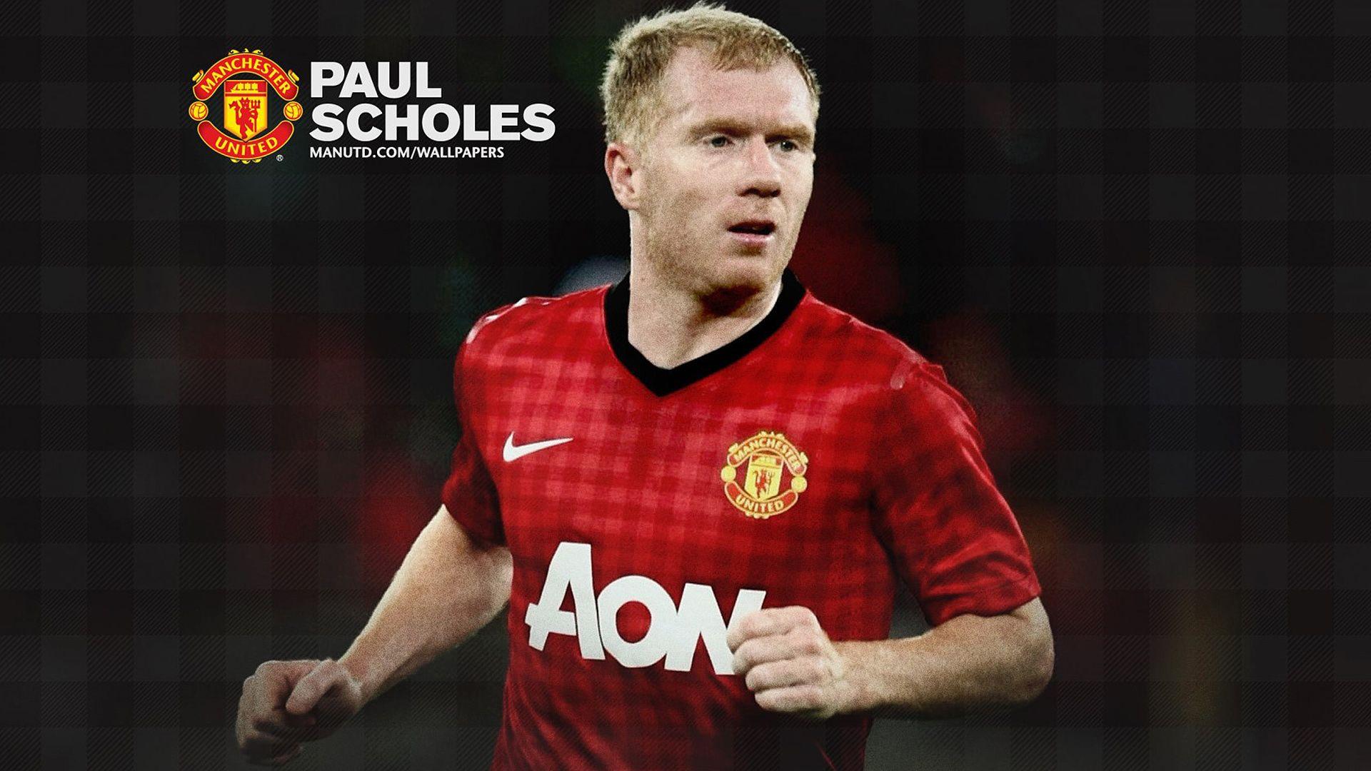 1920x1080 Manchester United F.C., Paul Scholes, Premier League HD Wallpaper