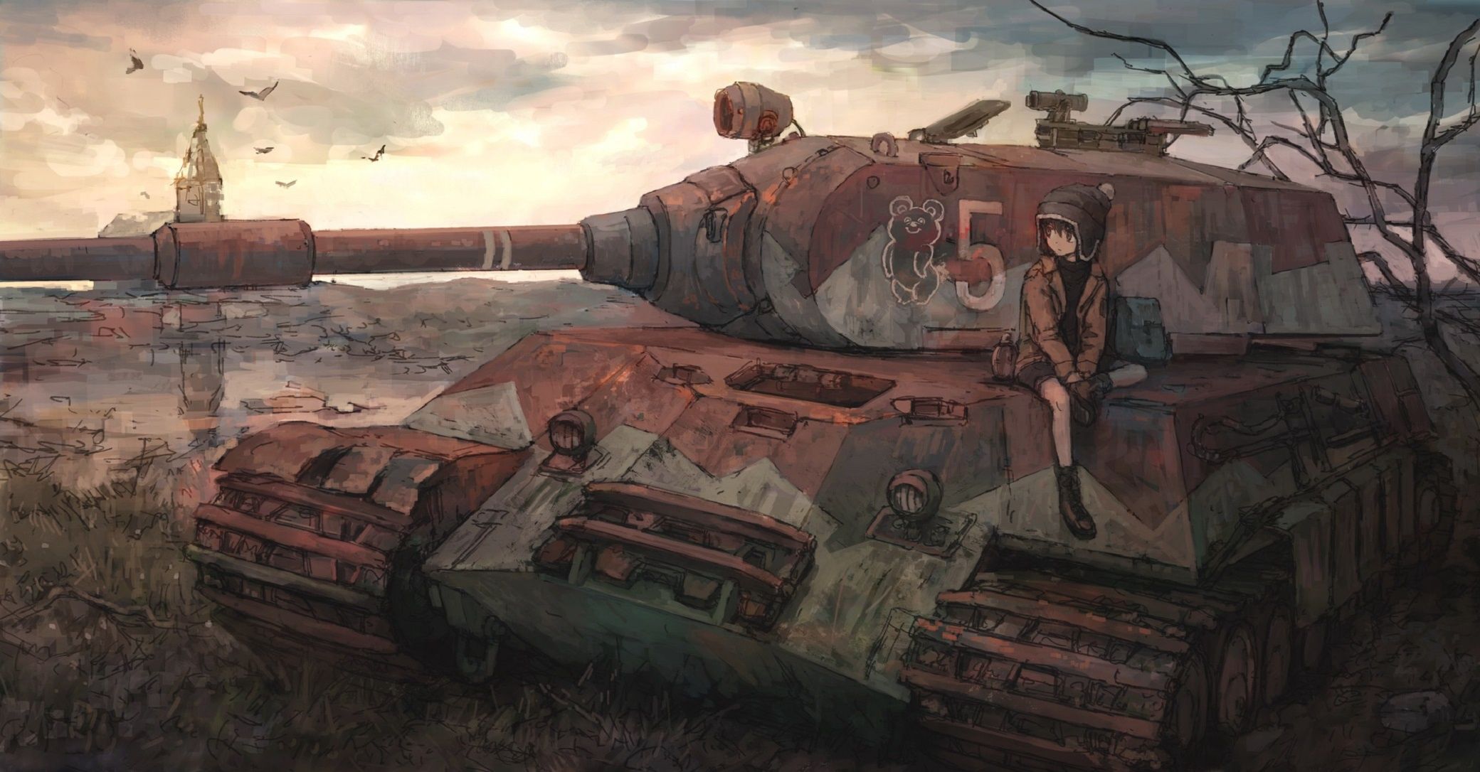 2080x1086 Download Tank Anime Girls Und Panzer HD Wallpaper