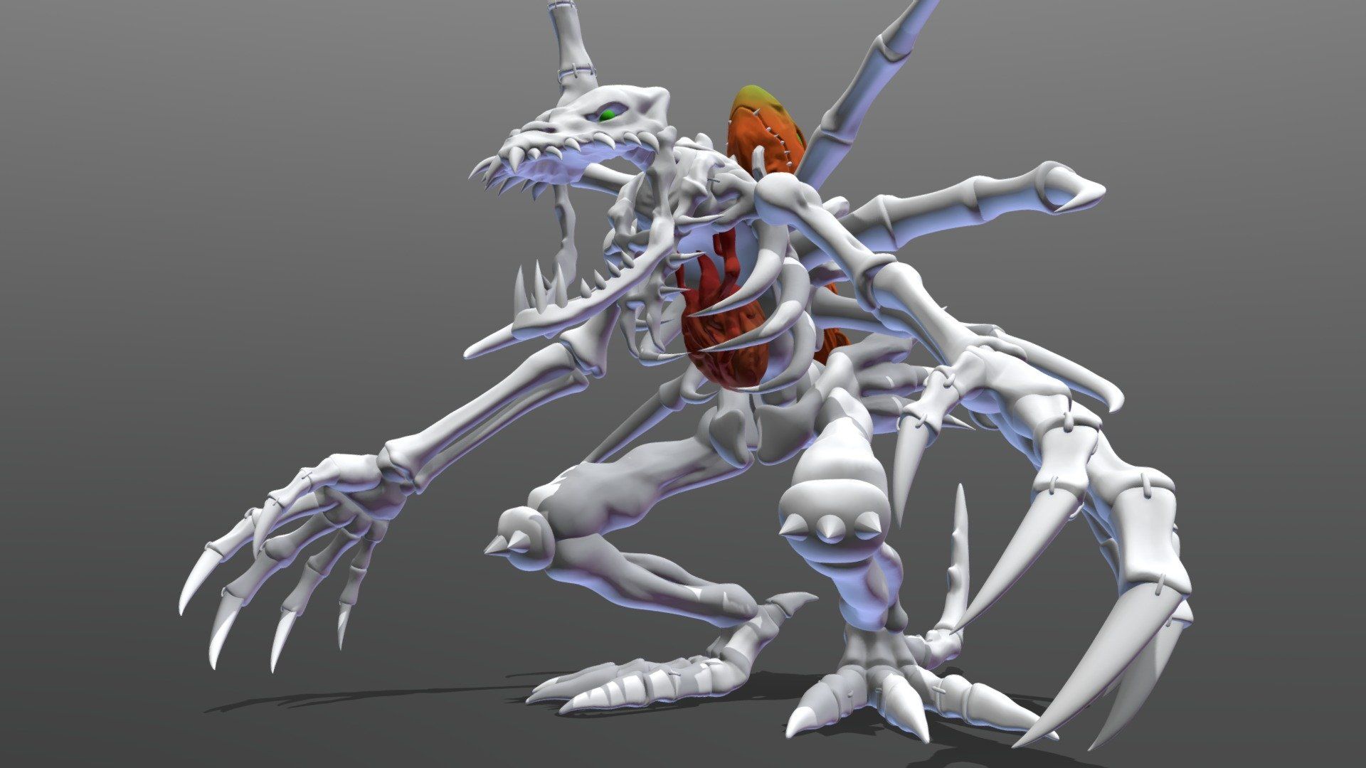 1920x1080 Digimon SkullGreymon model by kishi [0b3ce9e]