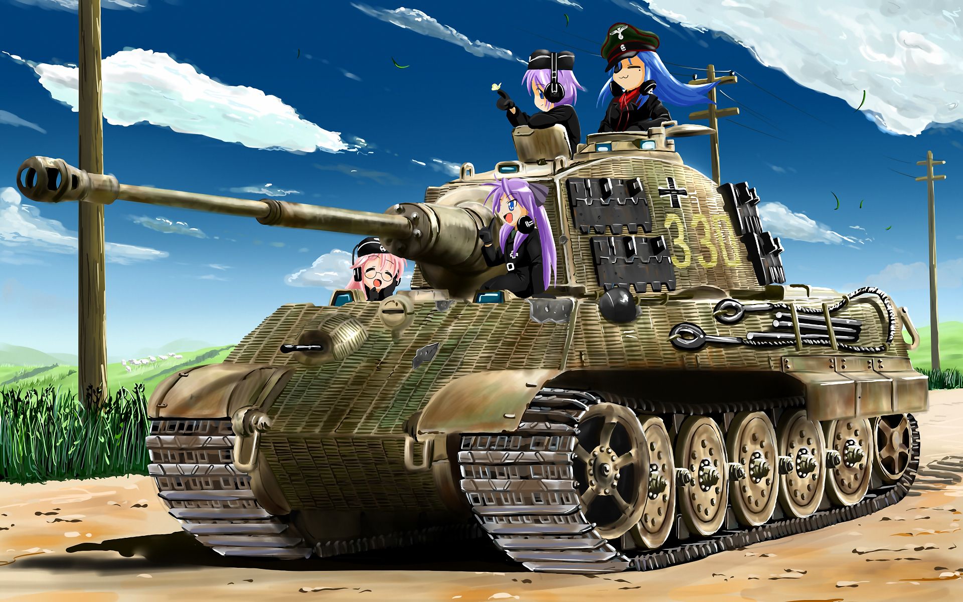 1920x1200 Image Tanks Anime 1920x1200