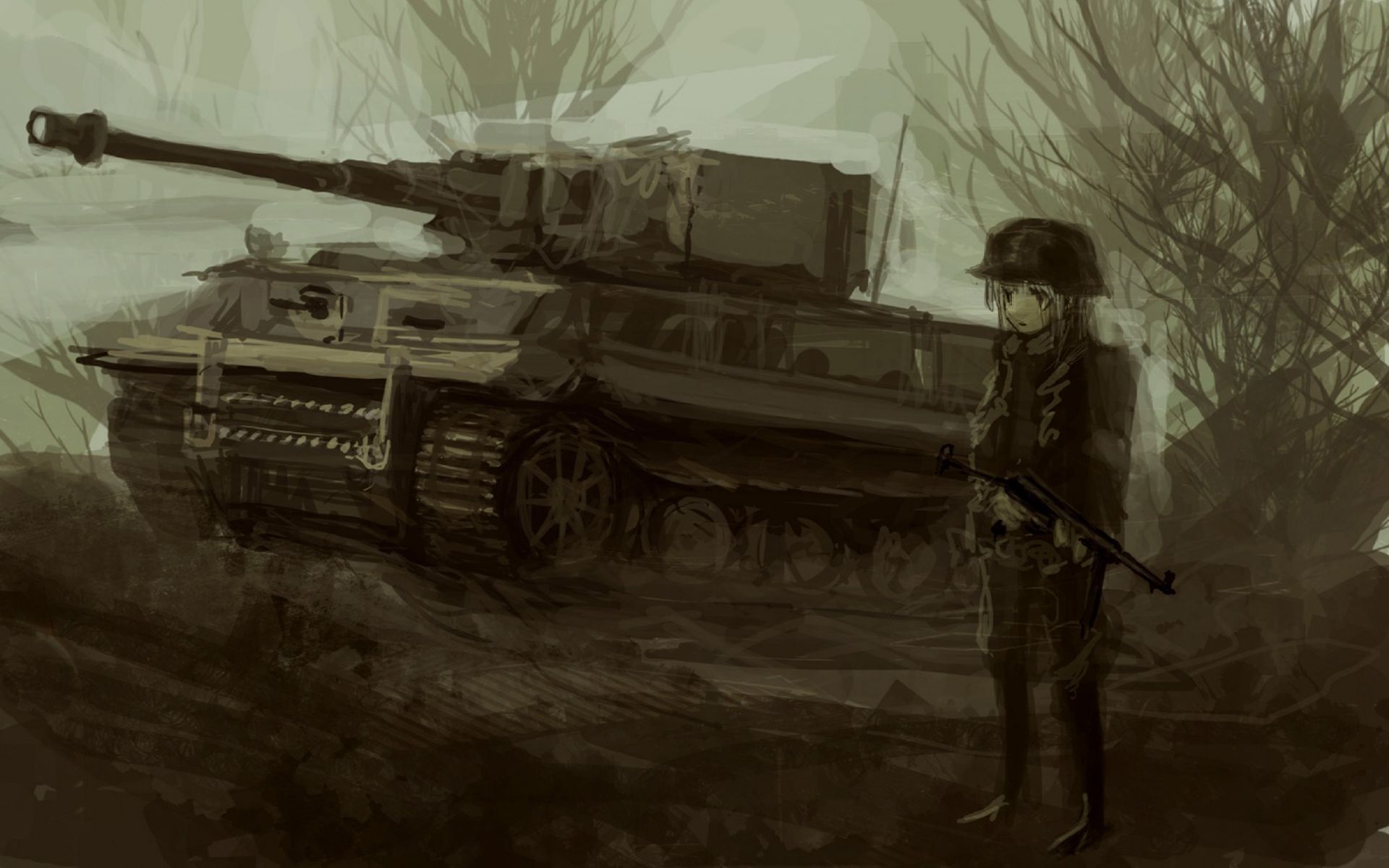 1920x1200 Phone wallpaper: Anime, Military 229577