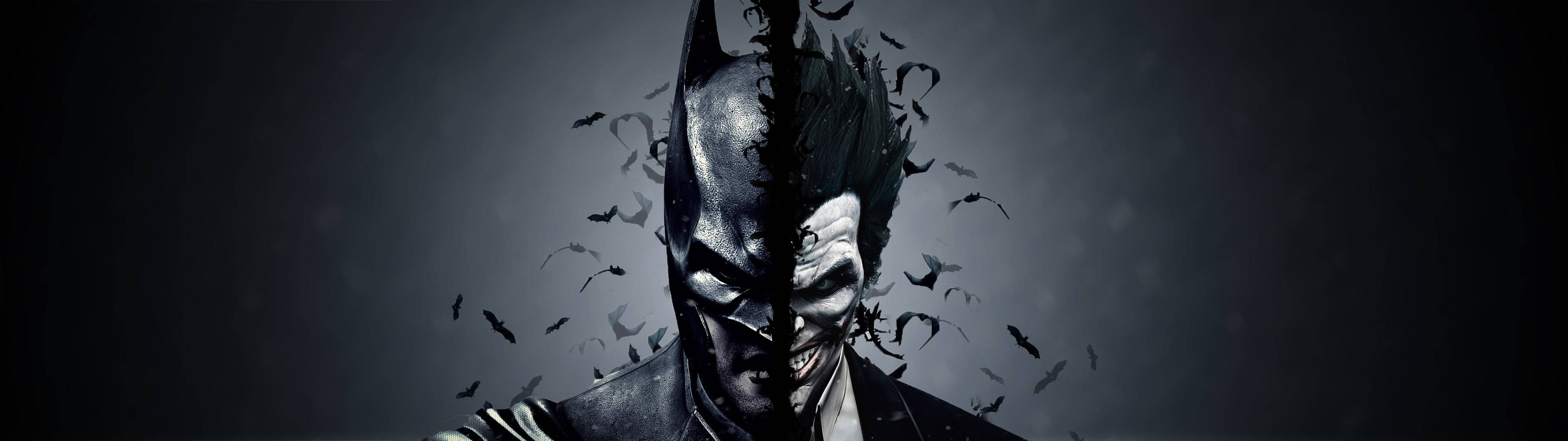 3840x1080 Dark Gray Wallpaper