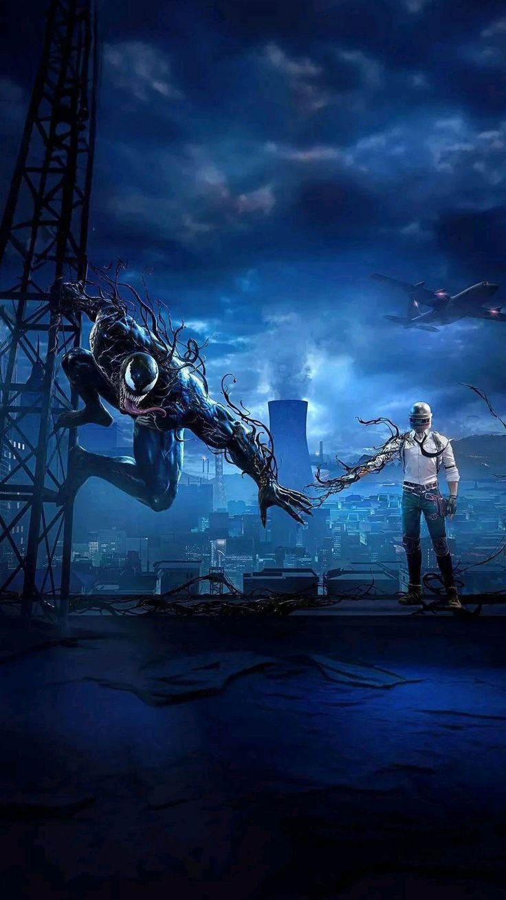 736x1308 BGMI X Venom 4K HD Wallpaper !!