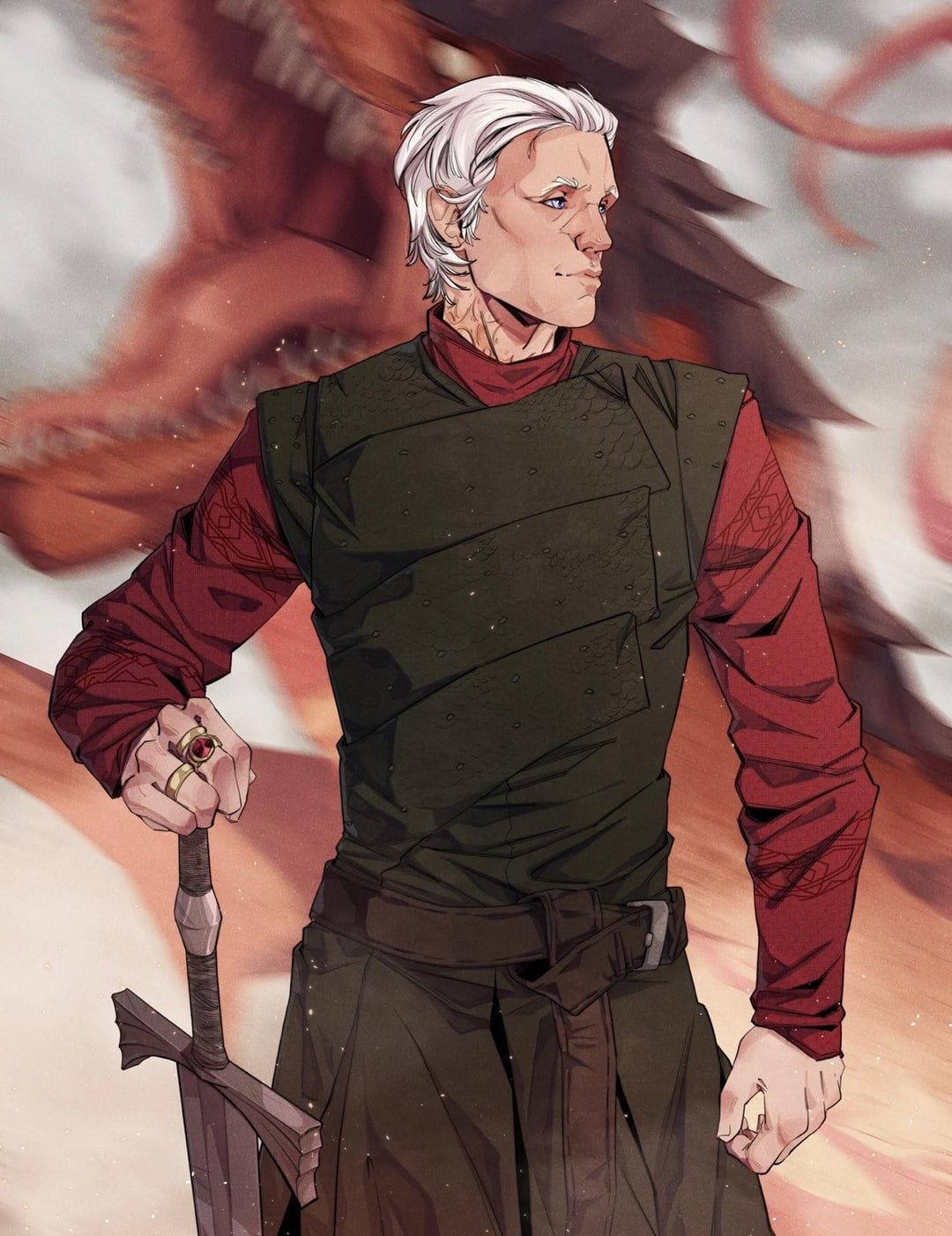 1080x1402 Prince Daemon Targaryen wallpaper