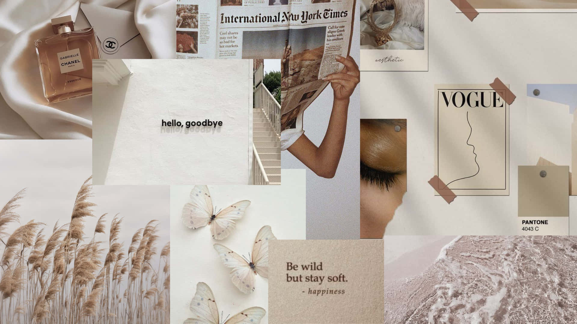 1920x1080 Aesthetic Moodboard Wallpaper