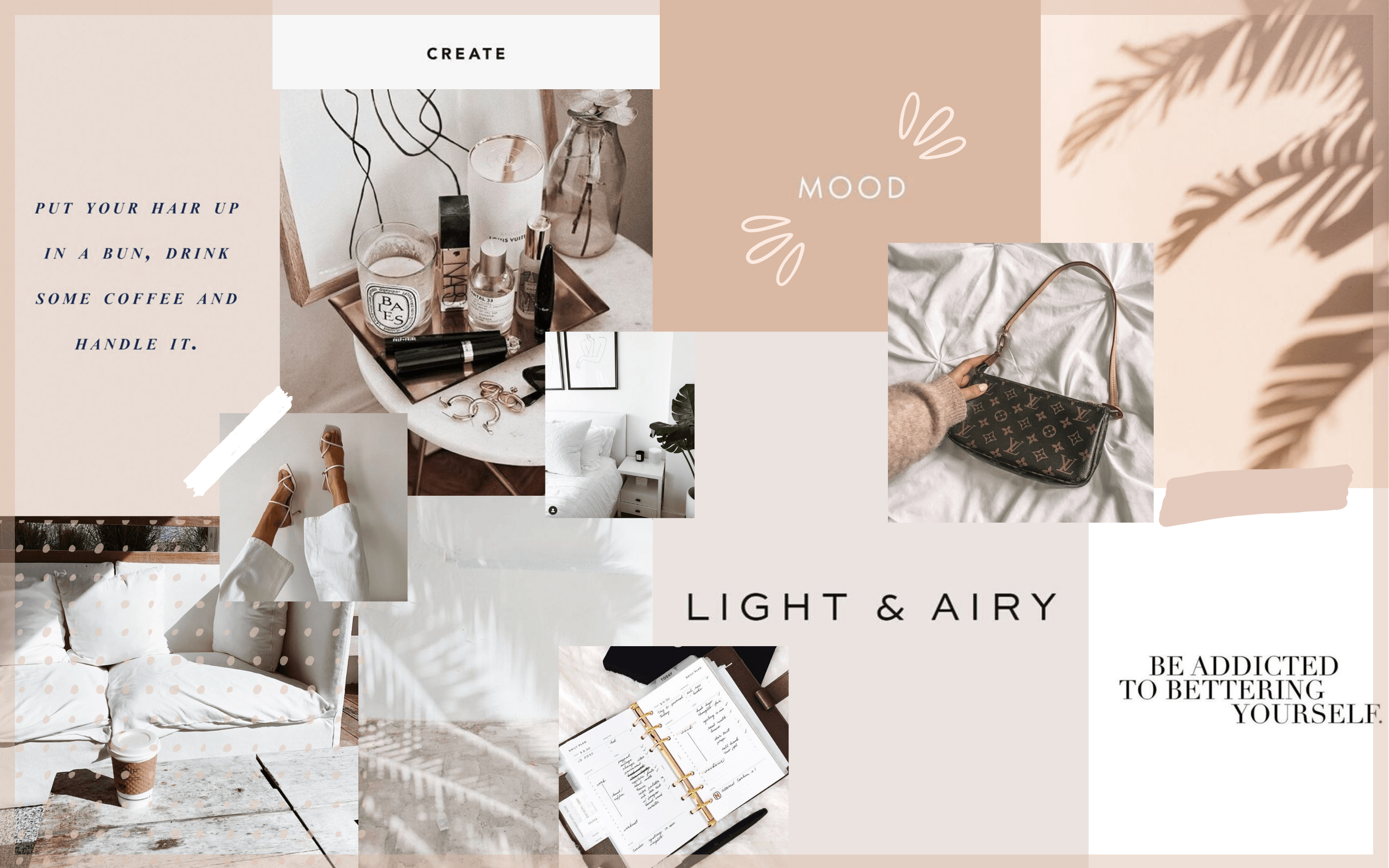 2880x1800 Autumn Mood Board Desktop Wallpaper