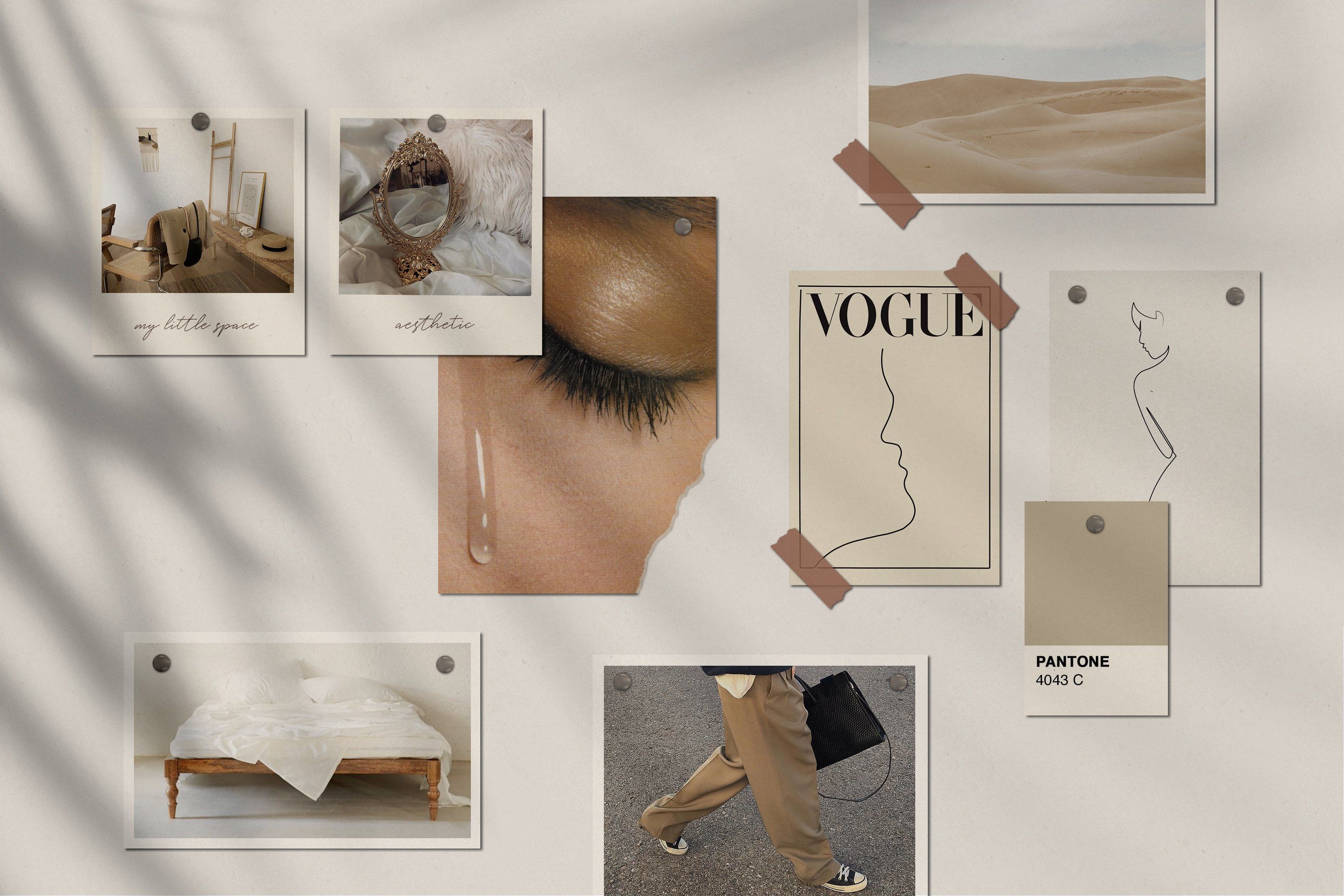 3000x2000 Desktop Moodboard Wallpaper