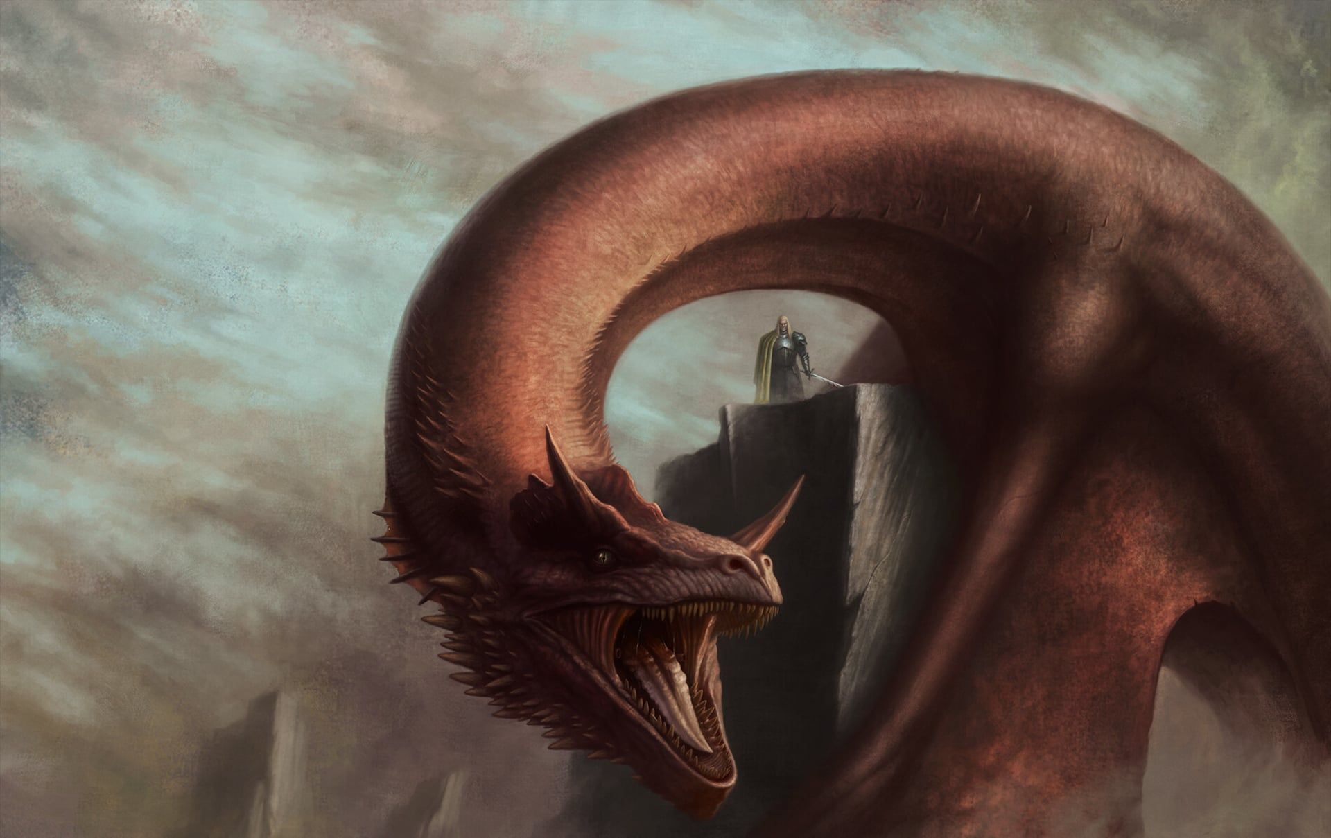1920x1209 Daemon Targaryen and Caraxes Wallpaper for Desktop