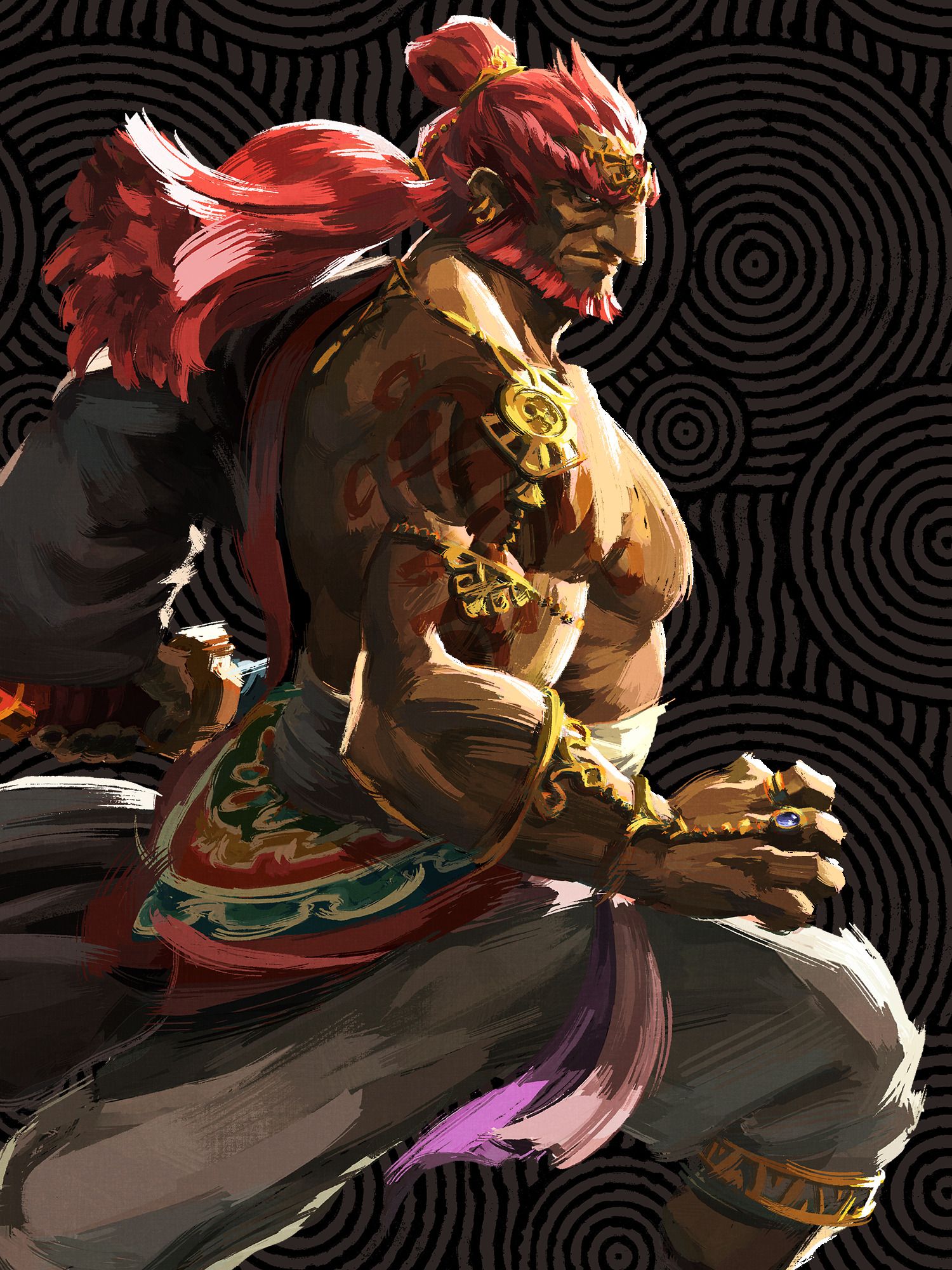 1500x2000 edited the new artwork of totk ganondorf too so heres both :) (remember, this is not saying 'fixing it' or 'i replace canon'