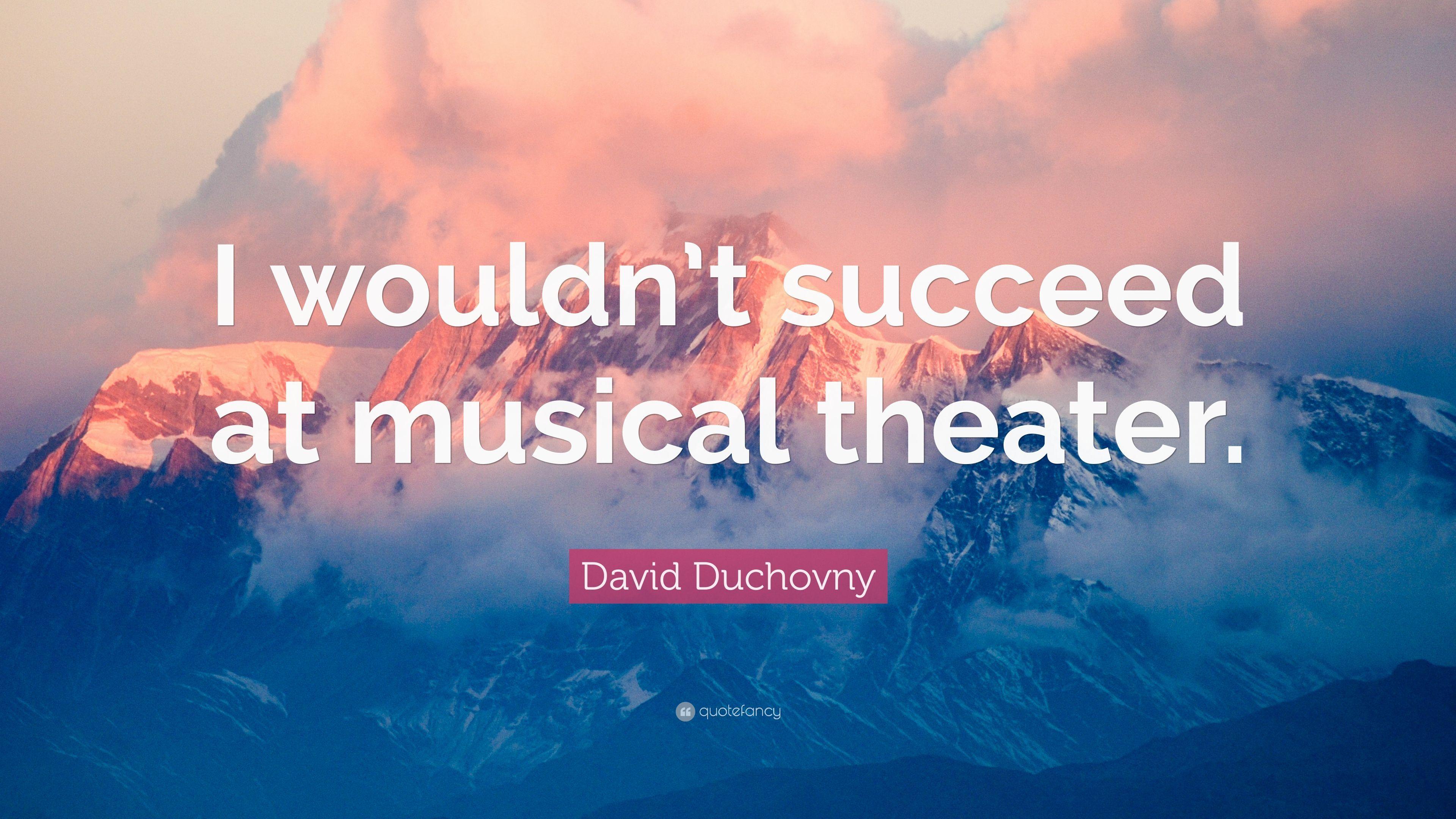 3840x2160 David Duchovny Quote: “I wouldn't succeed at musical theater.” 7