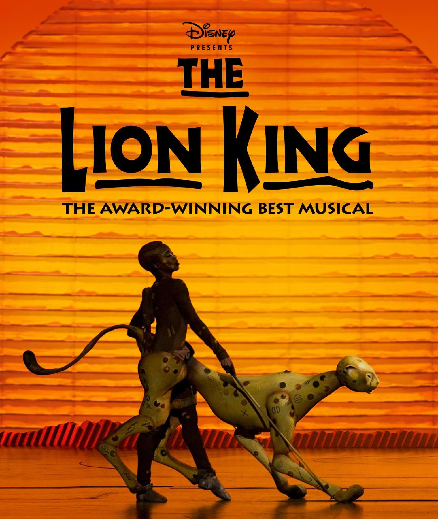1520x1801 Disney THE LION KING. Award Winning Best Musical