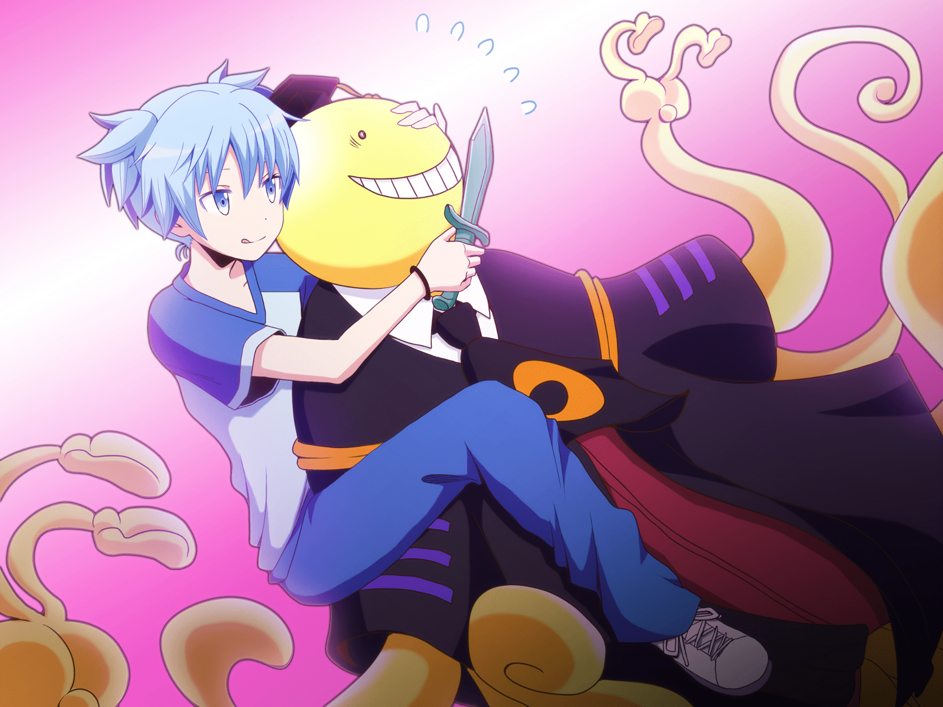 1920x1440 Anime Assassination Classroom Koro Sensei Nagisa Shiota Wallpaper