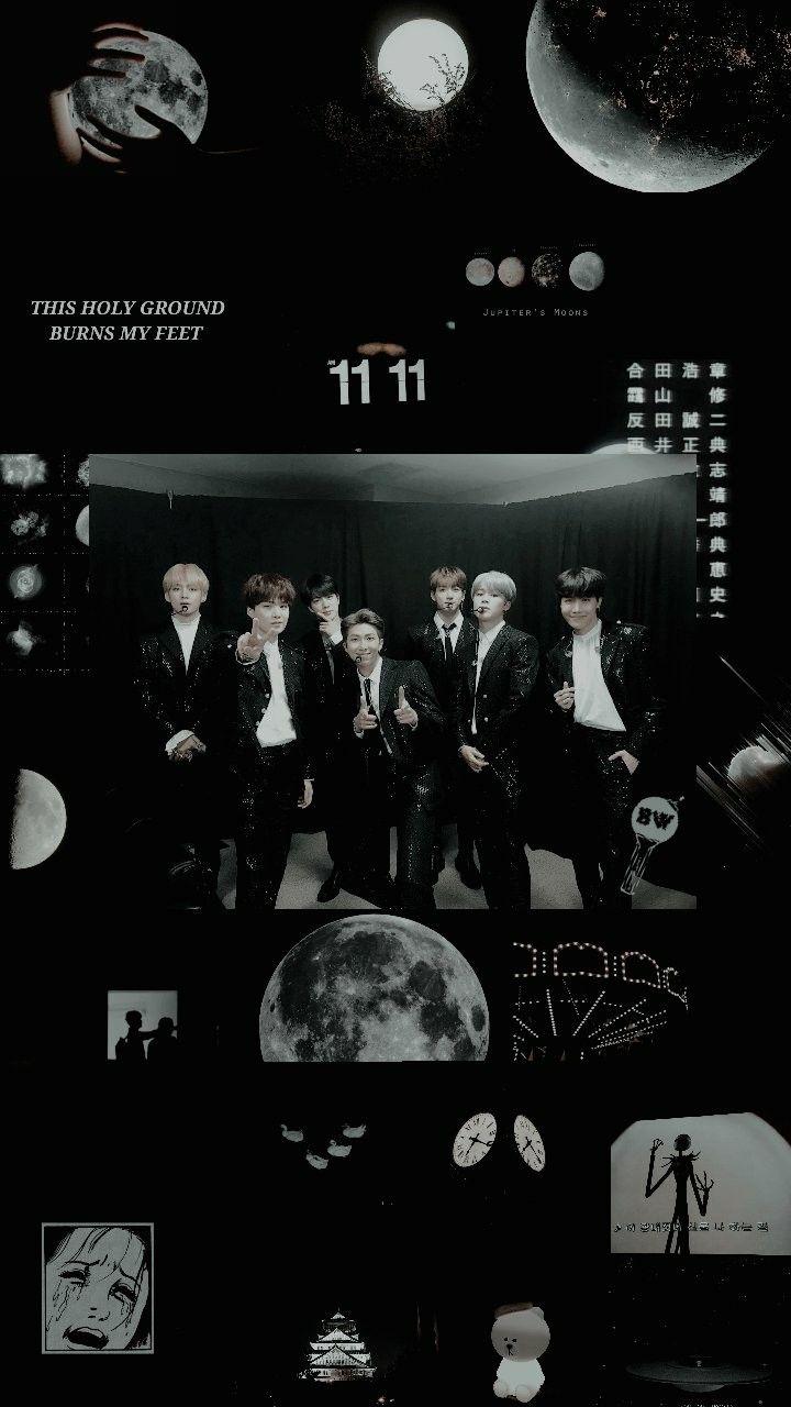 BTS Aesthetic Dark Black Wallpaper APK for Android Download