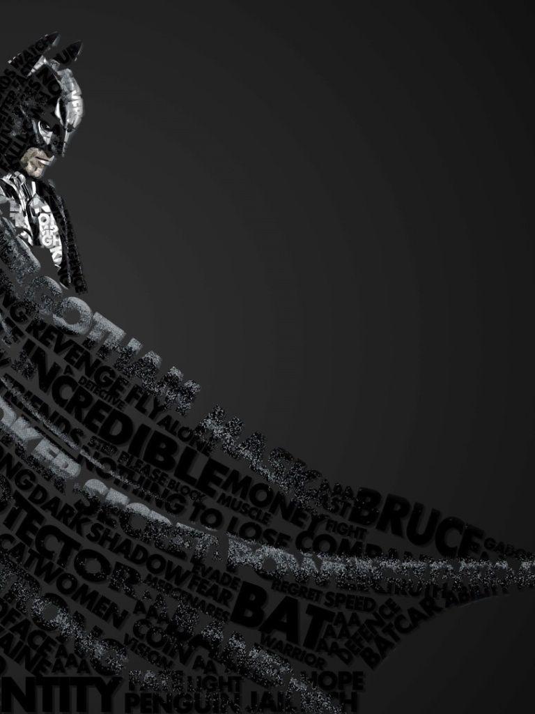 768x1024 Batman Dark Knight Rises iPad mini wallpaper