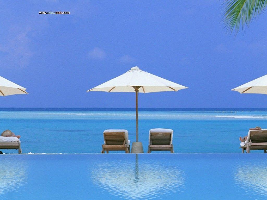 1024x768 Maldives beach. I wanna be here.Around The World
