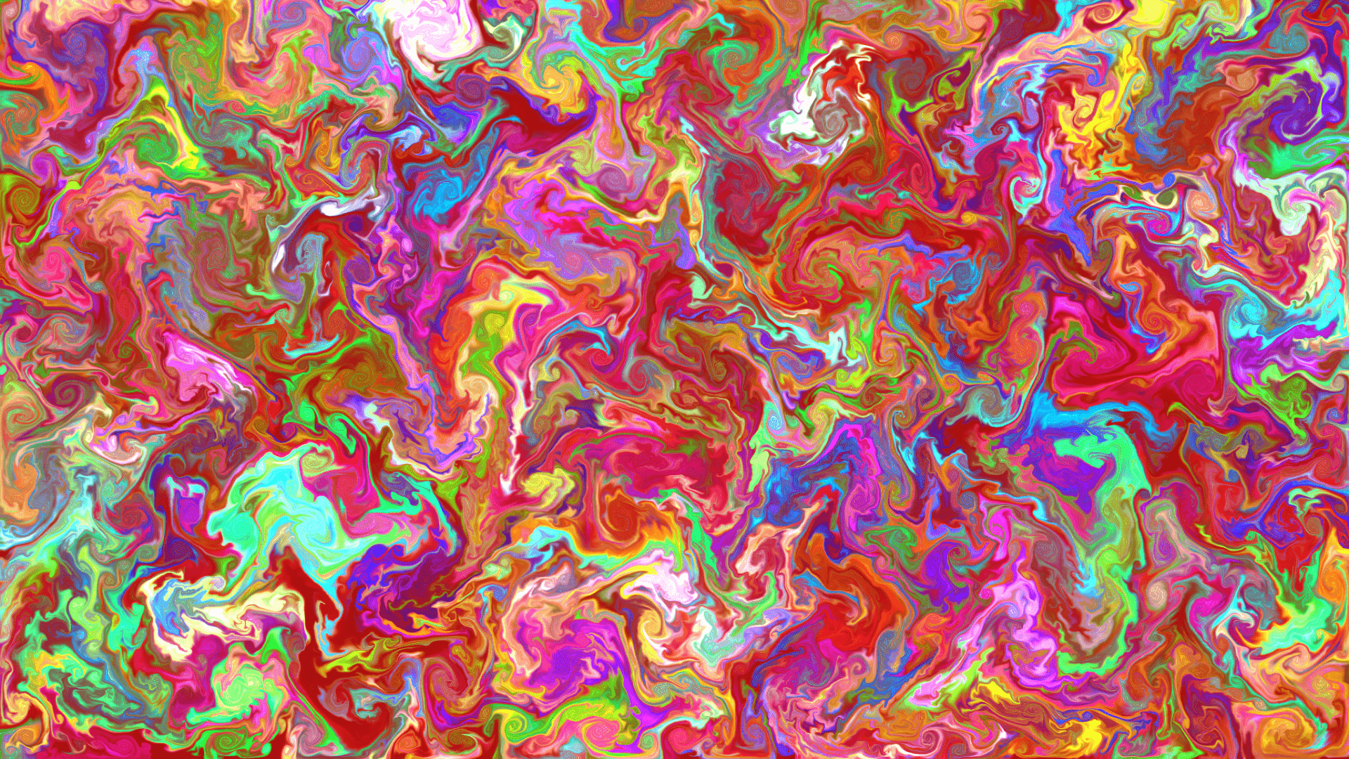 1920x1080 Rainbow Abstract Fluid Art by lonewolf6738 HD Wallpaper