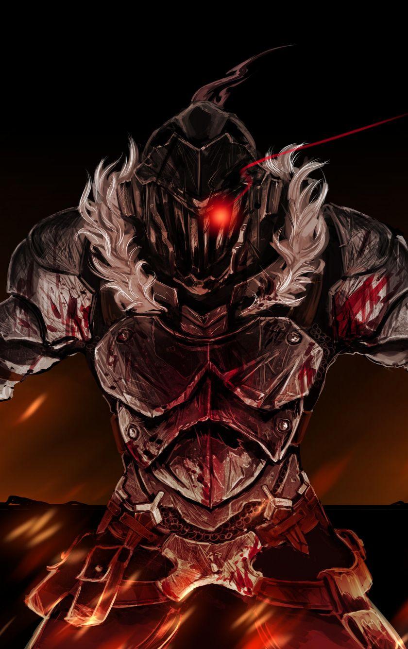 840x1336 Download 840x1336 wallpaper warrior, anime, armour suit, goblin