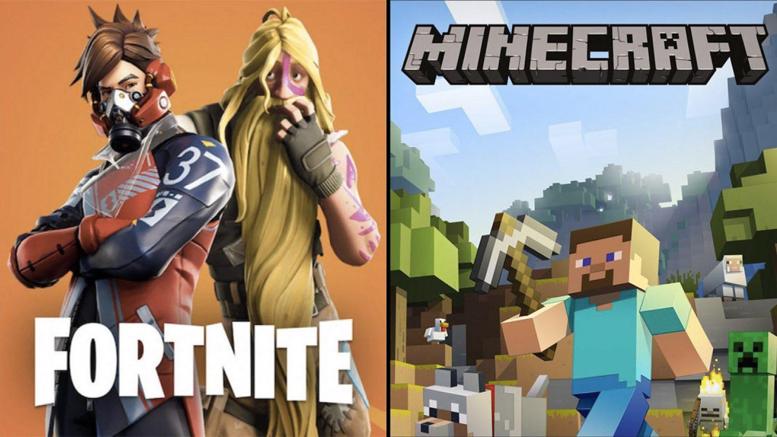 Minecraft Vs Fortnite Wallpapers Top Free Minecraft Vs Fortnite