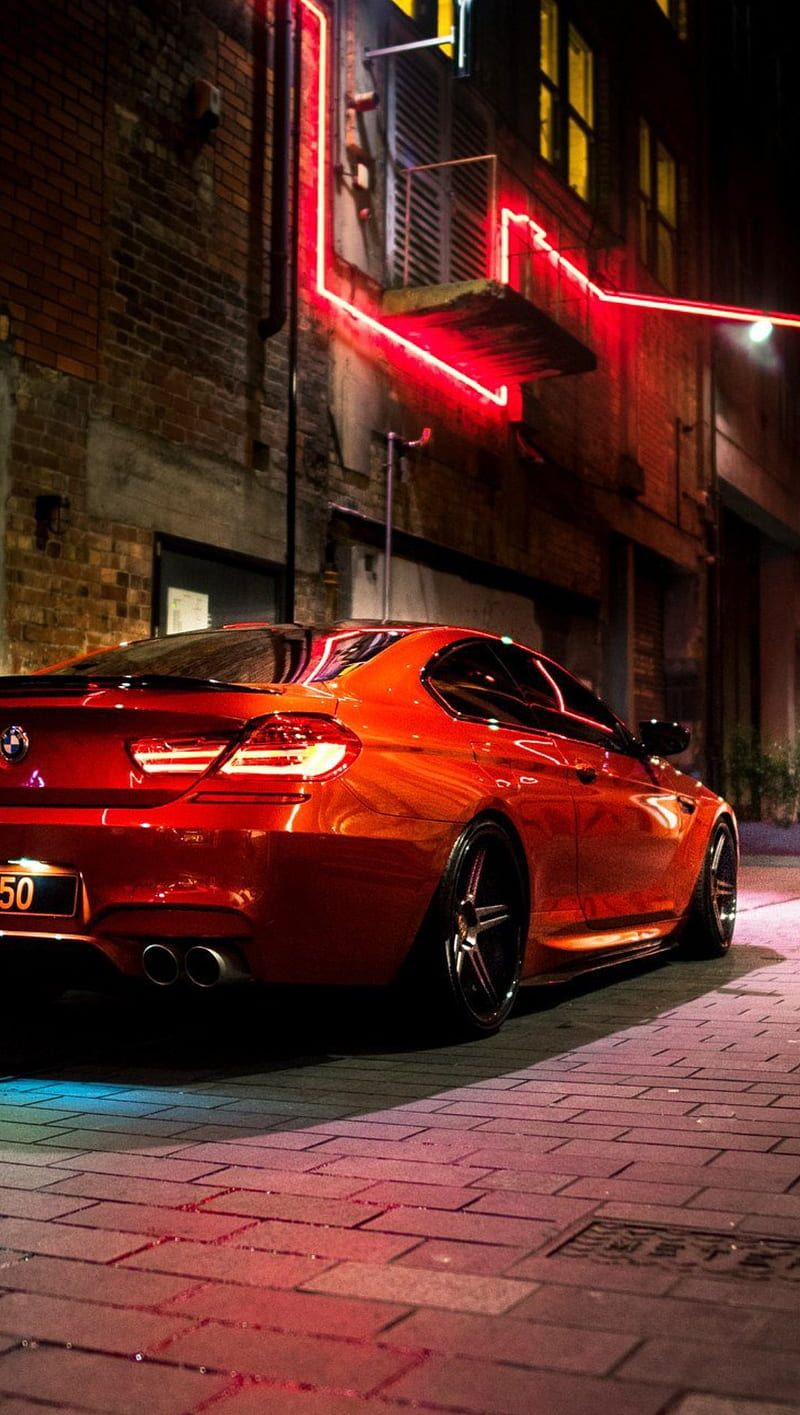 800x1415 Bmw M car, lights, night, HD phone wallpaper