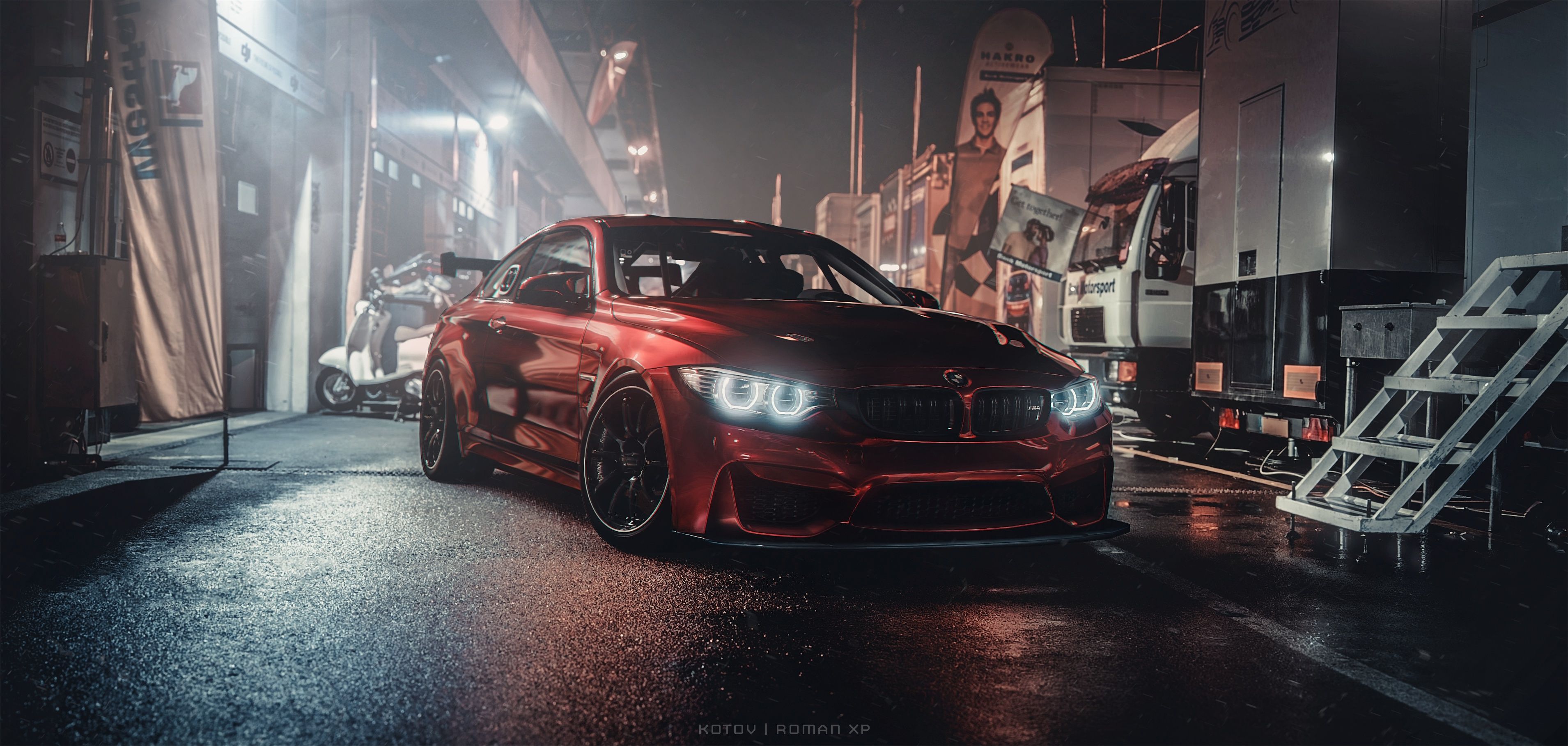 3819x1817 Wallpaper night, BMW, night, Sport, Gran Turismo for mobile and desktop, section игры, resolution 3819x1817