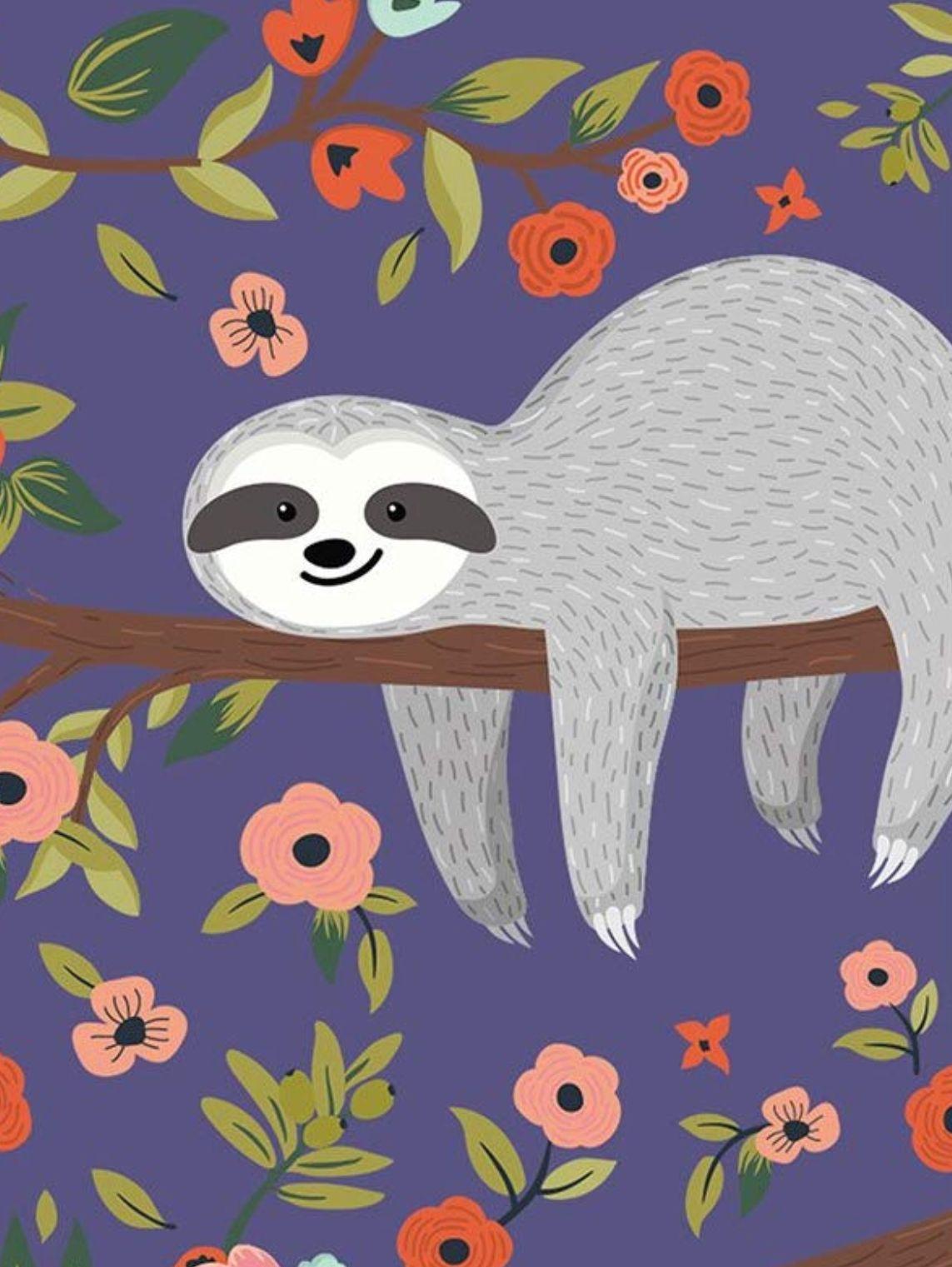 customized sloth wallpaper