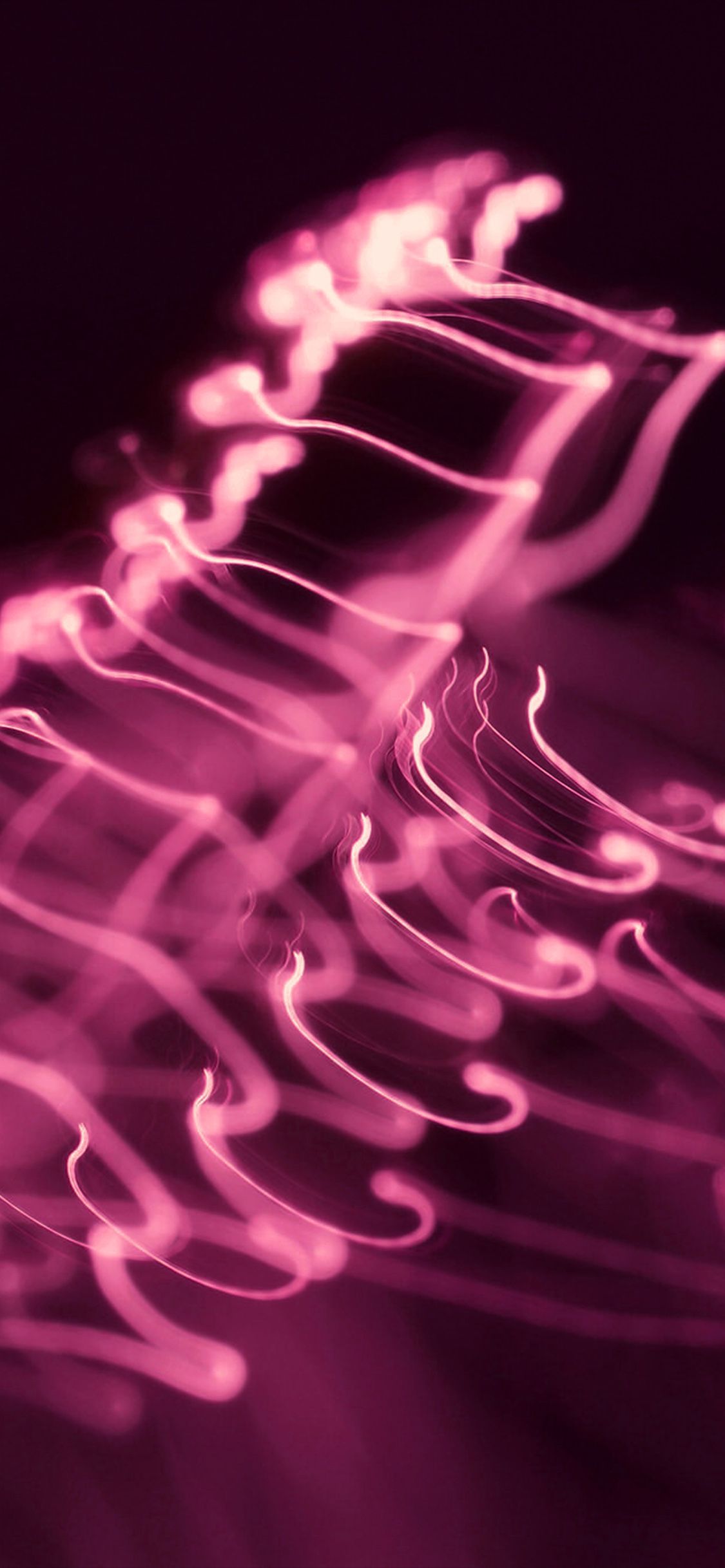 1125x2436 iPhone X wallpaper. ink pink soft dark smoke bokeh pattern