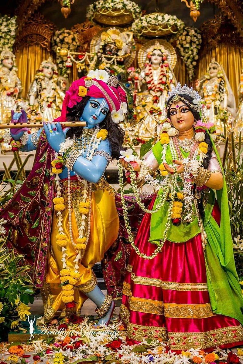 800x1200 Radha Krishna, art, public event, HD phone wallpaper