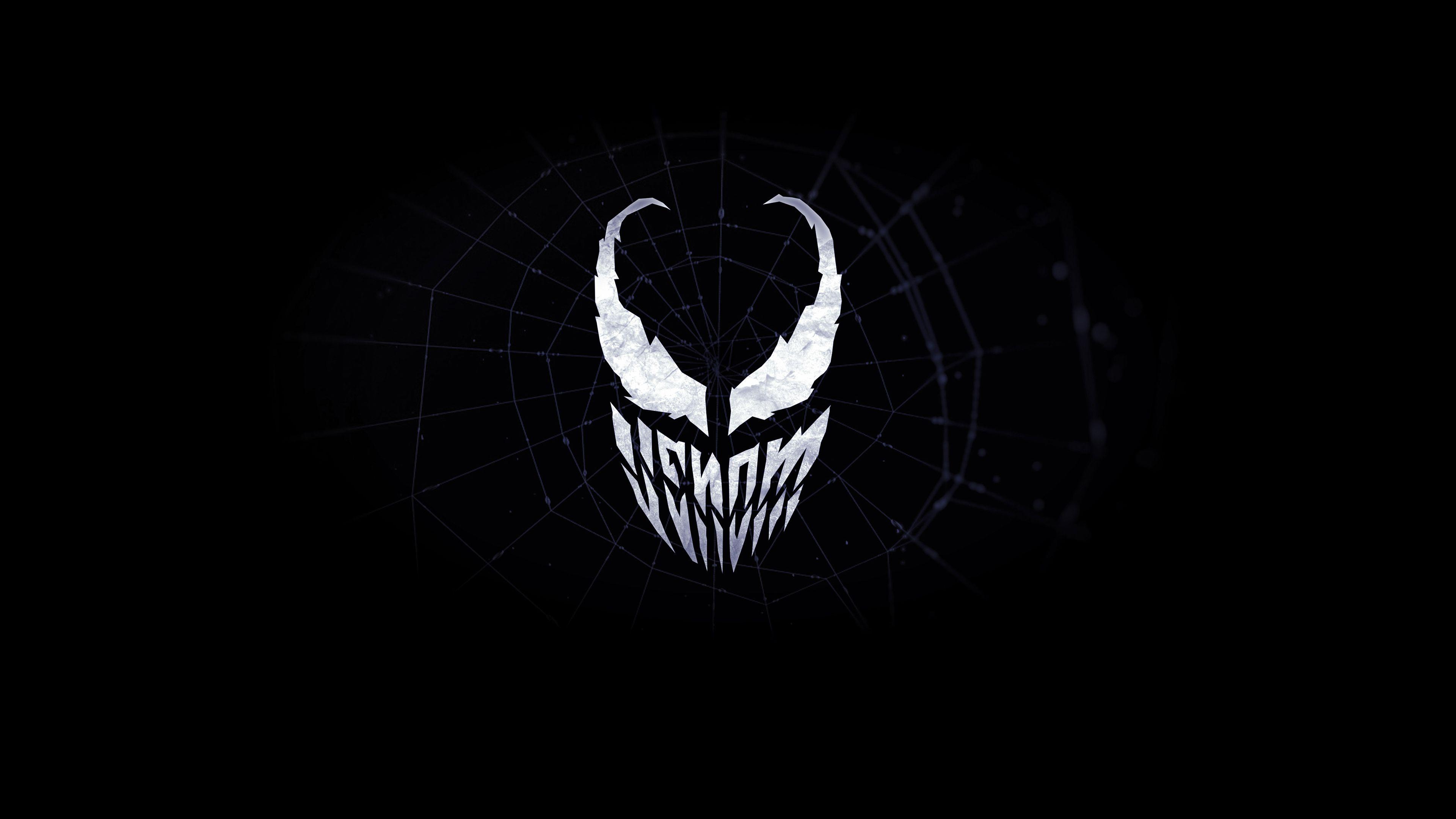 3840x2160 Venom Minimalist Logo 4k, HD Superheroes, 4k Wallpaper, Image, Background, Photo and Picture