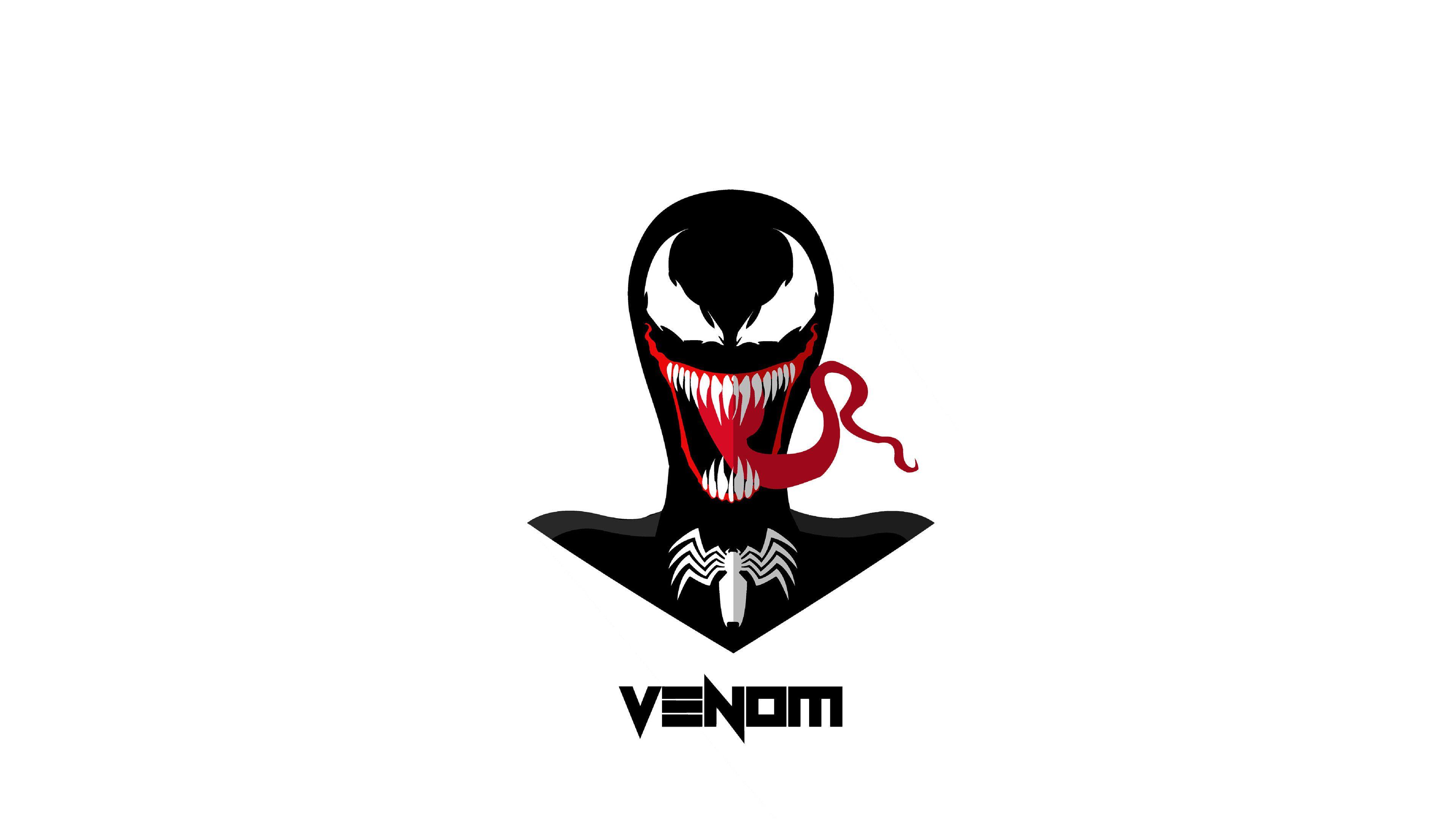 Venom Minimalist Wallpapers Top Free Venom Minimalist Backgrounds